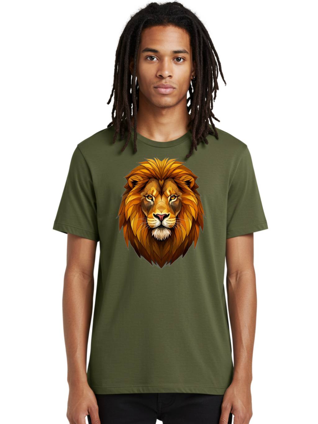Lion-Head-9 Men'S Graphic Tee, 100% Cotton, Comfortable Casual Summer Wear, Machine Washable, Vintage Camera, Old Camera, Antique Camera, Black Camera, Classic Photography, Photography Equipment, Nostalgic Device, Film Camera, Camera Art Bao600