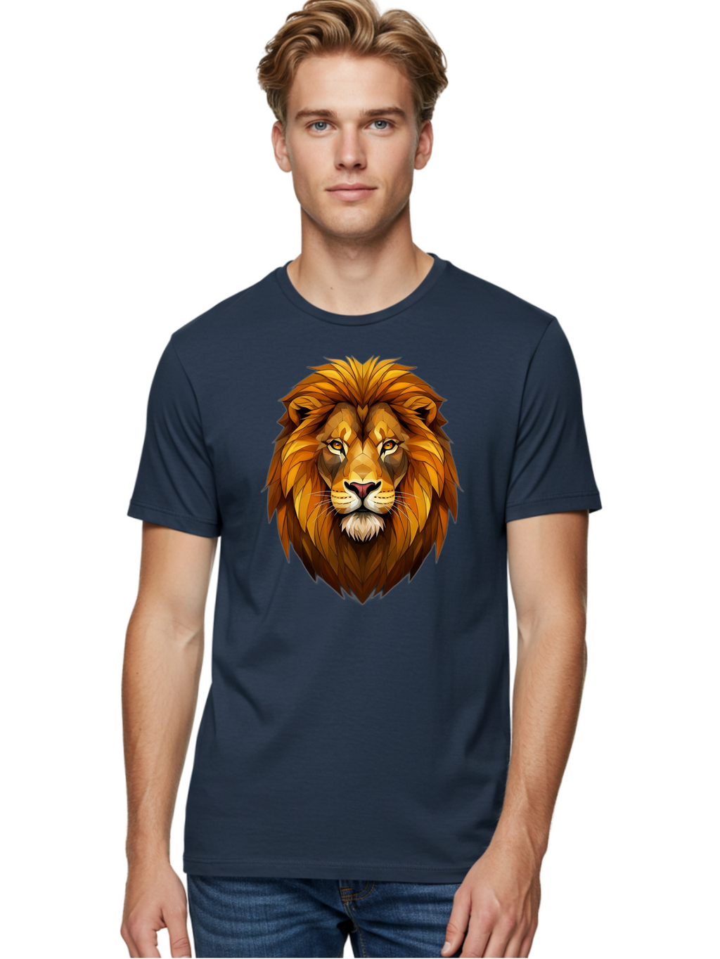 Lion-Head-9 Men'S Graphic Tee, 100% Cotton, Comfortable Casual Summer Wear, Machine Washable, Vintage Camera, Old Camera, Antique Camera, Black Camera, Classic Photography, Photography Equipment, Nostalgic Device, Film Camera, Camera Art Bao600