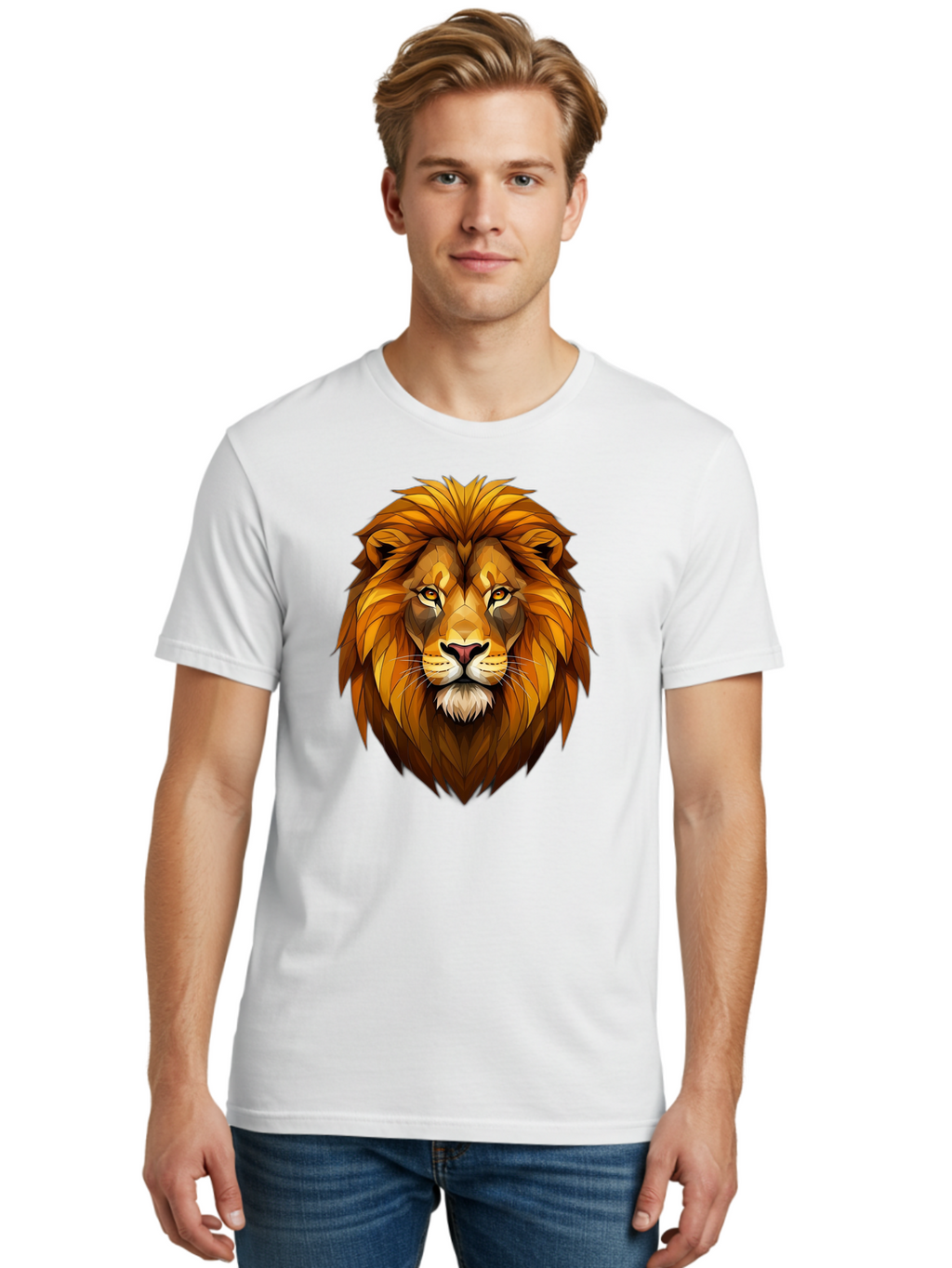 Lion-Head-9 Men'S Graphic Tee, 100% Cotton, Comfortable Casual Summer Wear, Machine Washable, Vintage Camera, Old Camera, Antique Camera, Black Camera, Classic Photography, Photography Equipment, Nostalgic Device, Film Camera, Camera Art Bao600