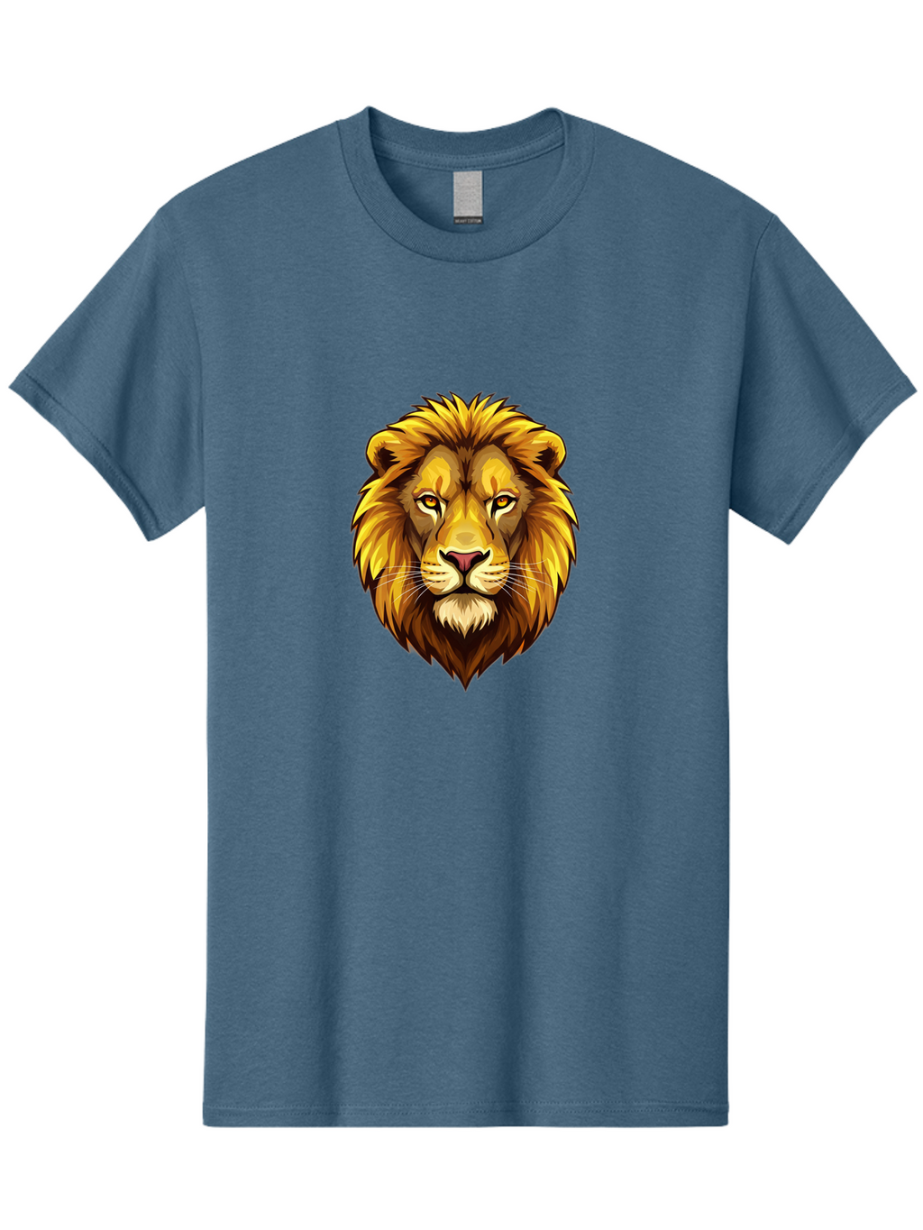 Lion-Head-Logo Men'S Graphic Tee, 100% Cotton, Comfortable Casual Summer Wear, Machine Washable, Vintage Camera, Old Camera, Antique Camera, Black Camera, Classic Photography, Photography Equipment, Nostalgic Device, Film Camera, Camera Art Bao601