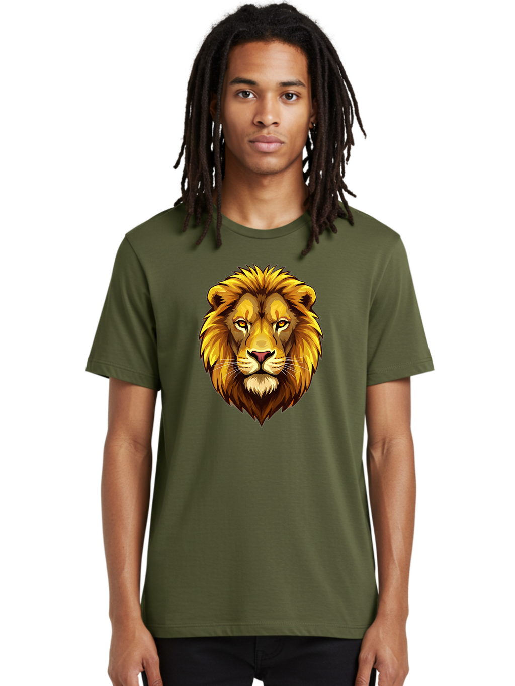 Lion-Head-Logo Men'S Graphic Tee, 100% Cotton, Comfortable Casual Summer Wear, Machine Washable, Vintage Camera, Old Camera, Antique Camera, Black Camera, Classic Photography, Photography Equipment, Nostalgic Device, Film Camera, Camera Art Bao601