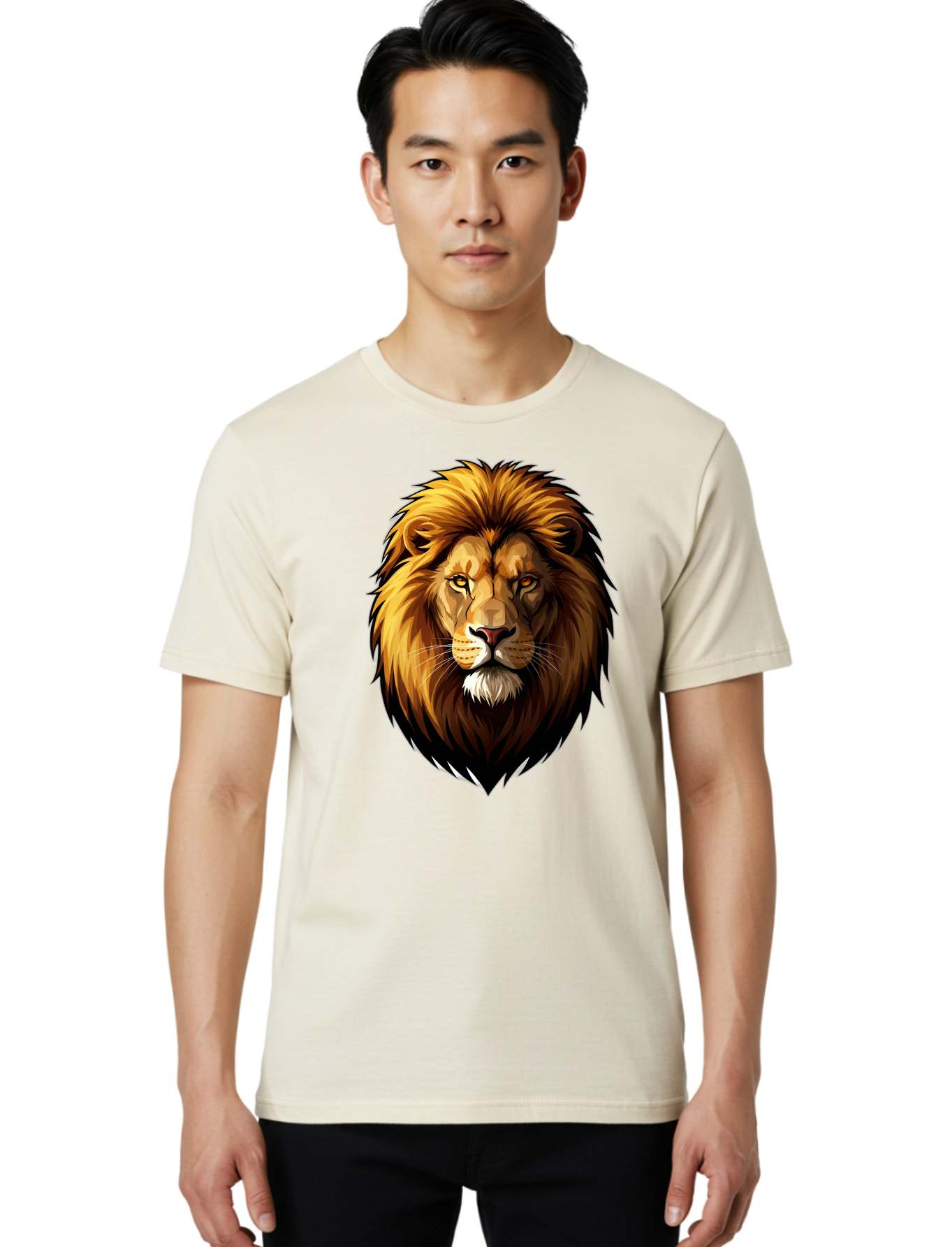 Lion-Head Men'S Graphic Tee, 100% Cotton, Comfortable Casual Summer Wear, Machine Washable, Vintage Camera, Old Camera, Antique Camera, Black Camera, Classic Photography, Photography Equipment, Nostalgic Device, Film Camera, Camera Art Bao602