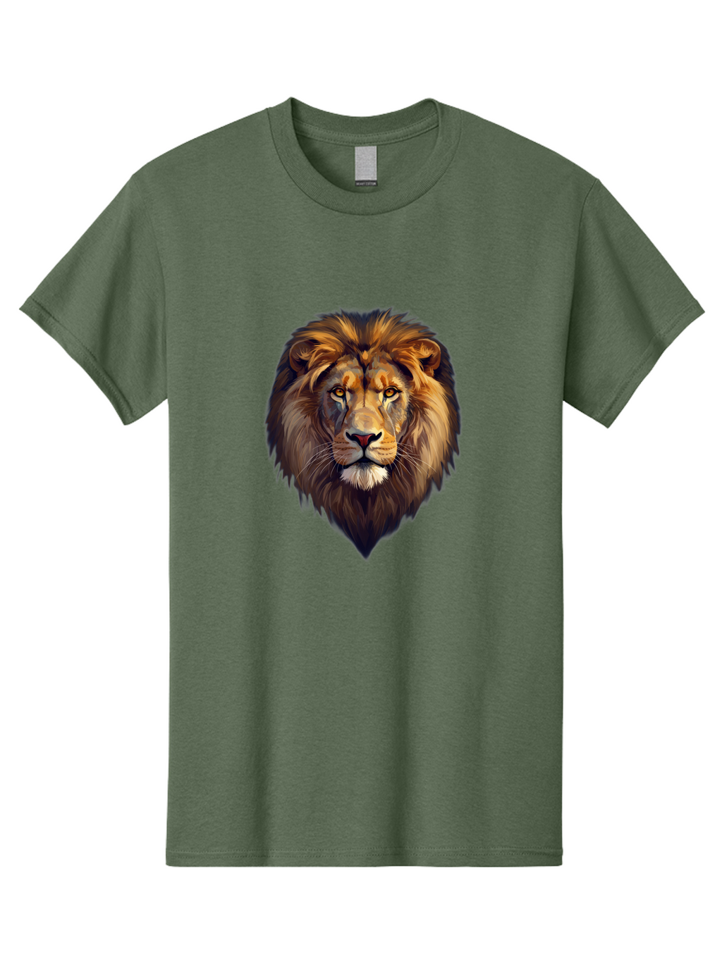 Lion-Portrait Men'S Graphic Tee, 100% Cotton, Comfortable Casual Summer Wear, Machine Washable, Vintage Camera, Old Camera, Antique Camera, Black Camera, Classic Photography, Photography Equipment, Nostalgic Device, Film Camera, Camera Art Bao604