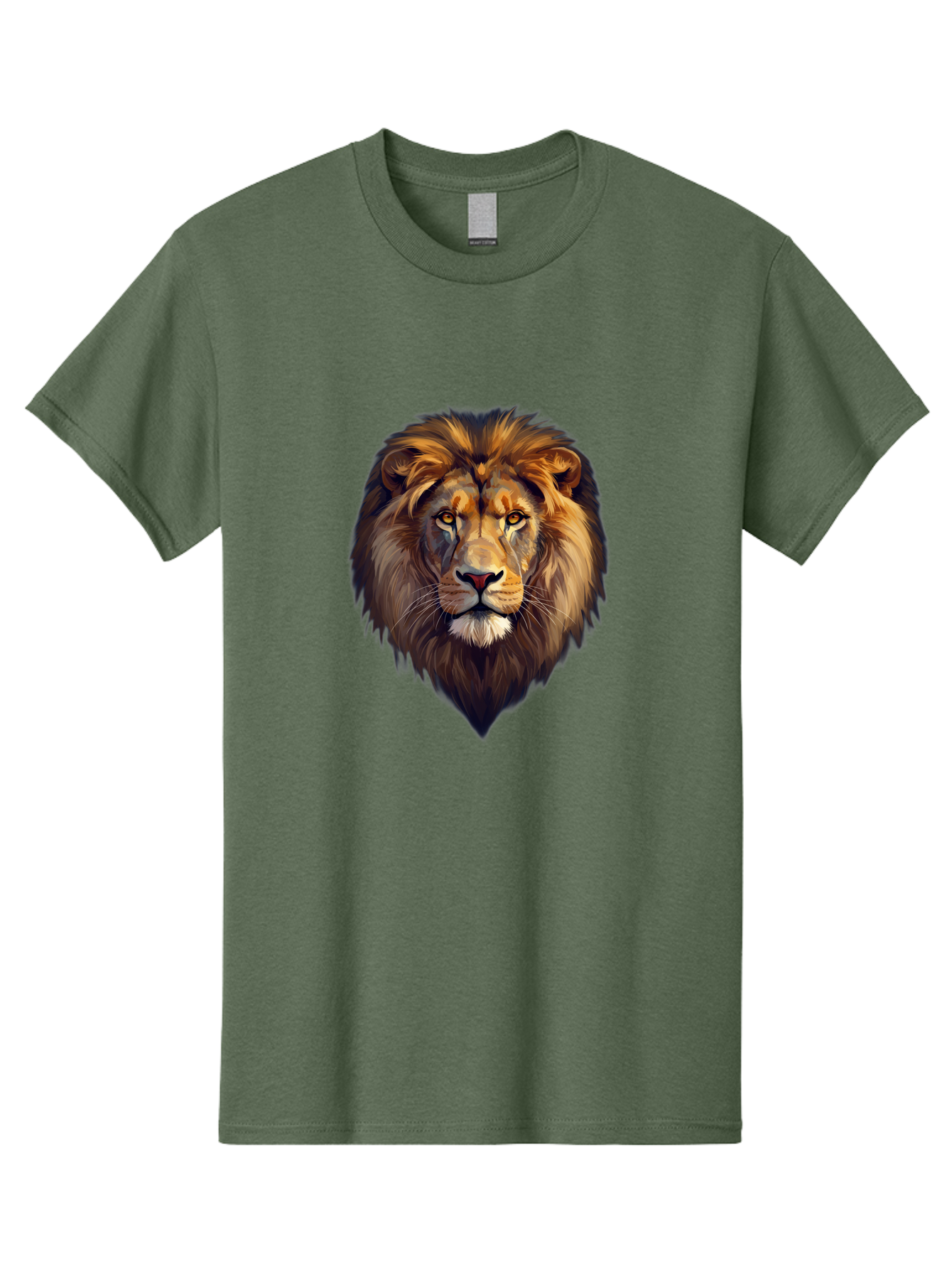 Lion-Portrait Men'S Graphic Tee, 100% Cotton, Comfortable Casual Summer Wear, Machine Washable, Vintage Camera, Old Camera, Antique Camera, Black Camera, Classic Photography, Photography Equipment, Nostalgic Device, Film Camera, Camera Art Bao604