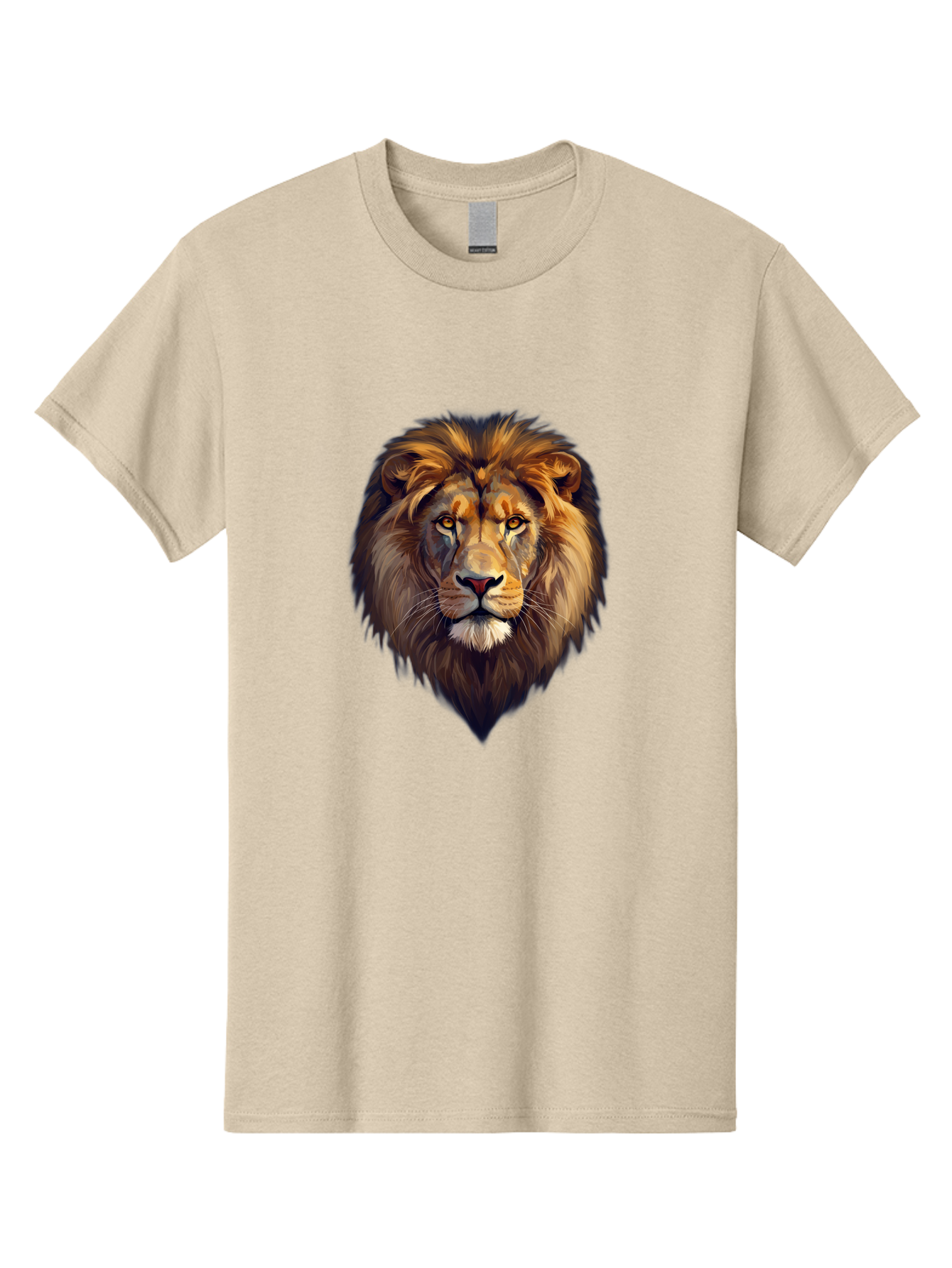 Lion-Portrait Men'S Graphic Tee, 100% Cotton, Comfortable Casual Summer Wear, Machine Washable, Vintage Camera, Old Camera, Antique Camera, Black Camera, Classic Photography, Photography Equipment, Nostalgic Device, Film Camera, Camera Art Bao604