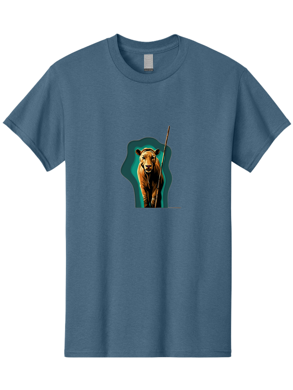 Lion-With-Spear Men'S Graphic Tee, 100% Cotton, Comfortable Casual Summer Wear, Machine Washable, Vintage Camera, Old Camera, Antique Camera, Black Camera, Classic Photography, Photography Equipment, Nostalgic Device, Film Camera, Camera Art Bao605