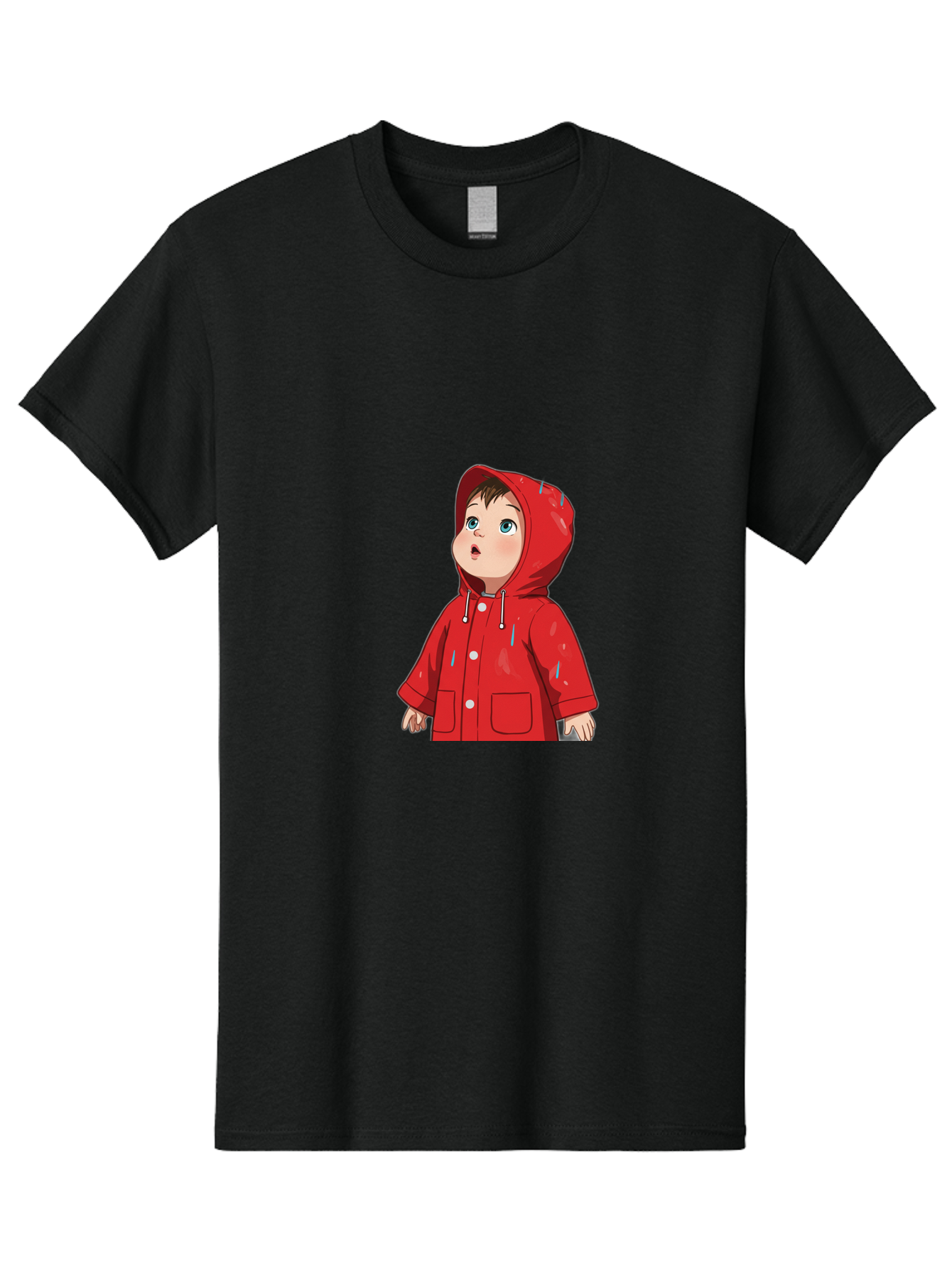 Little-Boy-Red-Raincoat Men'S Graphic Tee, 100% Cotton, Comfortable Casual Summer Wear, Machine Washable, Vintage Camera, Old Camera, Antique Camera, Black Camera, Classic Photography, Photography Equipment, Nostalgic Device, Film Camera, Bao607