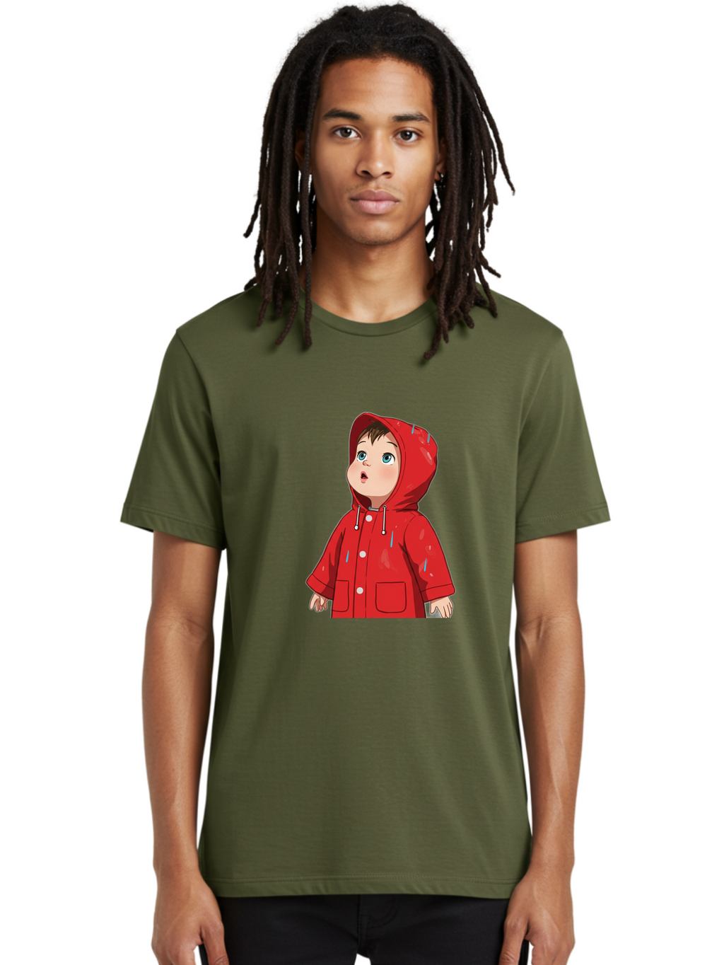 Little-Boy-Red-Raincoat Men'S Graphic Tee, 100% Cotton, Comfortable Casual Summer Wear, Machine Washable, Vintage Camera, Old Camera, Antique Camera, Black Camera, Classic Photography, Photography Equipment, Nostalgic Device, Film Camera, Bao607
