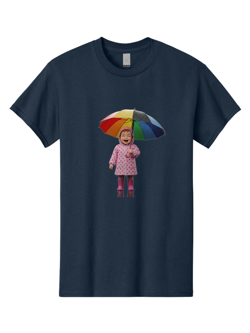 Little-Girl-With-Rainbow-Umbrella Men'S Graphic Tee, 100% Cotton, Comfortable Casual Summer Wear, Machine Washable, Vintage Camera, Old Camera, Antique Camera, Black Camera, Classic Photography, Photography Equipment, Nostalgic Device, Bao608