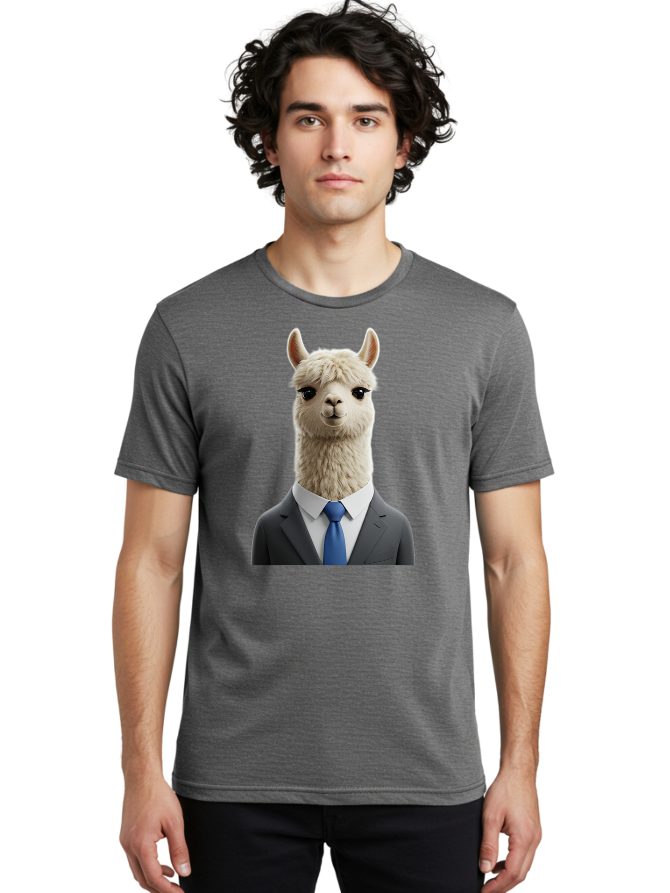 Llama-In-Business-Attire Men'S Graphic Tee, 100% Cotton, Comfortable Casual Summer Wear, Machine Washable, Vintage Camera, Old Camera, Antique Camera, Black Camera, Classic Photography, Photography Equipment, Nostalgic Device, Film Camera, Bao610