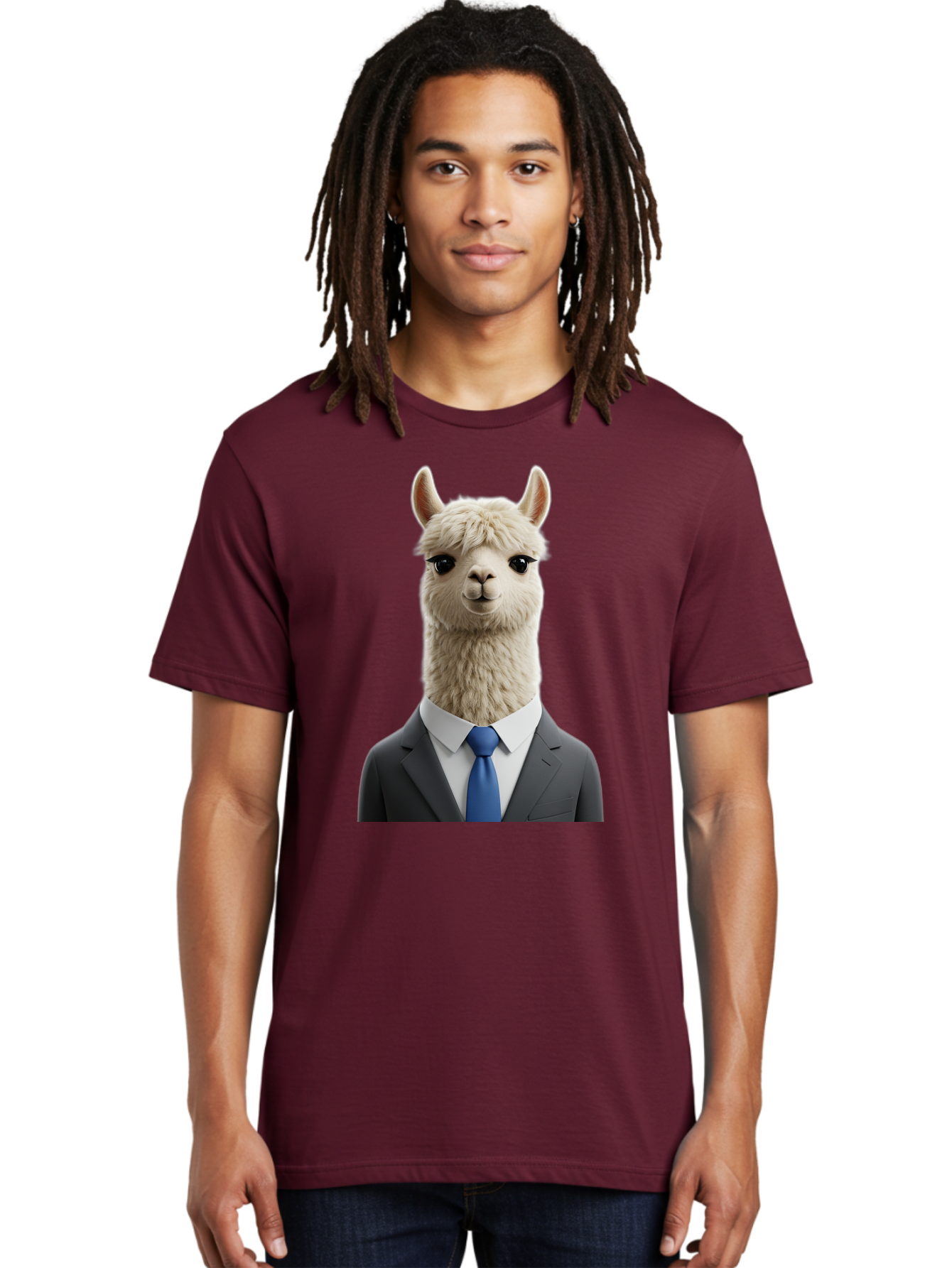 Llama-In-Business-Attire Men'S Graphic Tee, 100% Cotton, Comfortable Casual Summer Wear, Machine Washable, Vintage Camera, Old Camera, Antique Camera, Black Camera, Classic Photography, Photography Equipment, Nostalgic Device, Film Camera, Bao610