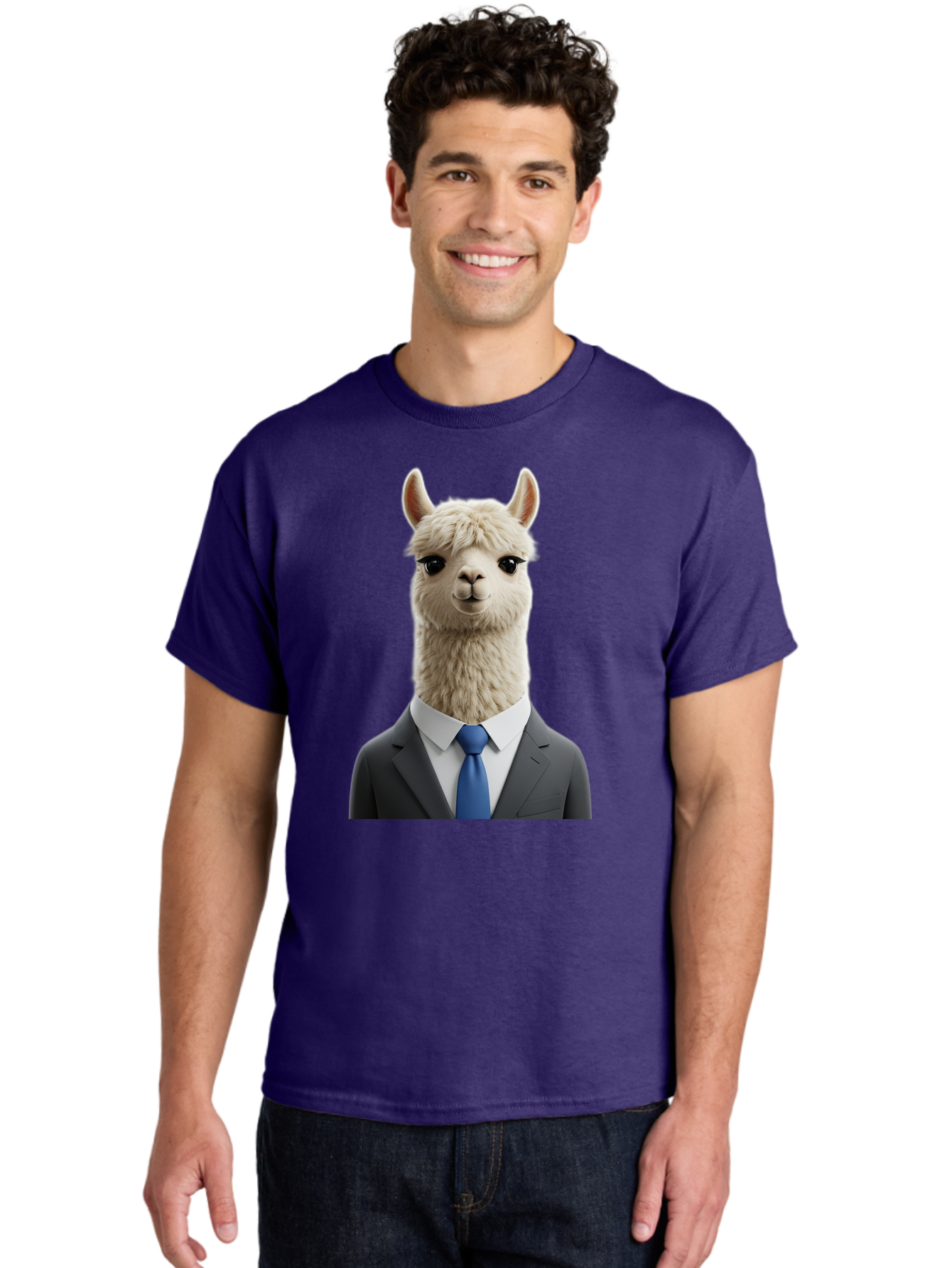 Llama-In-Business-Attire Men'S Graphic Tee, 100% Cotton, Comfortable Casual Summer Wear, Machine Washable, Vintage Camera, Old Camera, Antique Camera, Black Camera, Classic Photography, Photography Equipment, Nostalgic Device, Film Camera, Bao610