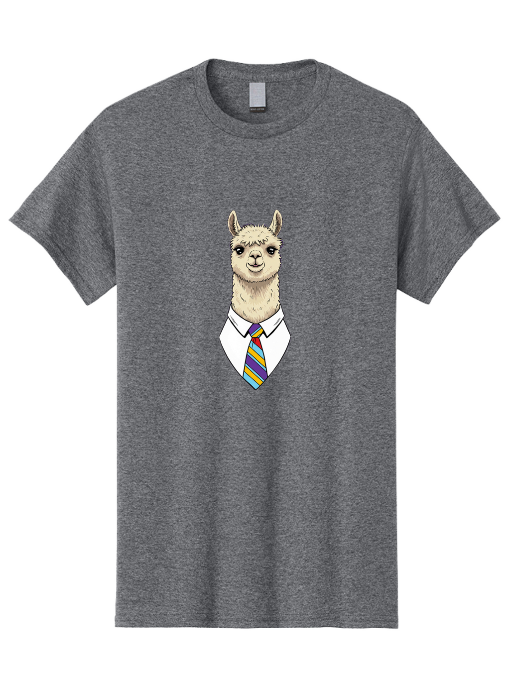 Llama-In-Suit-1 Men'S Graphic Tee, 100% Cotton, Comfortable Casual Summer Wear, Machine Washable, Vintage Camera, Old Camera, Antique Camera, Black Camera, Classic Photography, Photography Equipment, Nostalgic Device, Film Camera, Camera Art Bao611