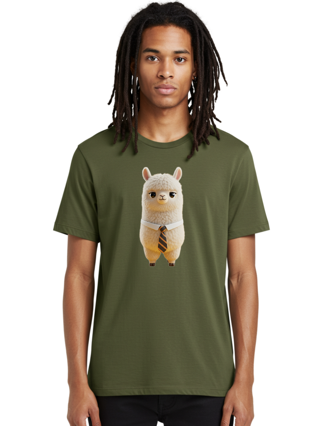 Llama-In-Suit-2 Men'S Graphic Tee, 100% Cotton, Comfortable Casual Summer Wear, Machine Washable, Vintage Camera, Old Camera, Antique Camera, Black Camera, Classic Photography, Photography Equipment, Nostalgic Device, Film Camera, Camera Art Bao612