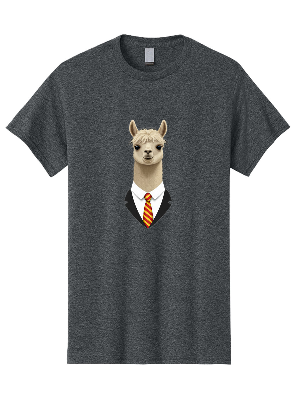 Llama-In-Suit-And-Tie Men'S Graphic Tee, 100% Cotton, Comfortable Casual Summer Wear, Machine Washable, Vintage Camera, Old Camera, Antique Camera, Black Camera, Classic Photography, Photography Equipment, Nostalgic Device, Film Camera, Bao613