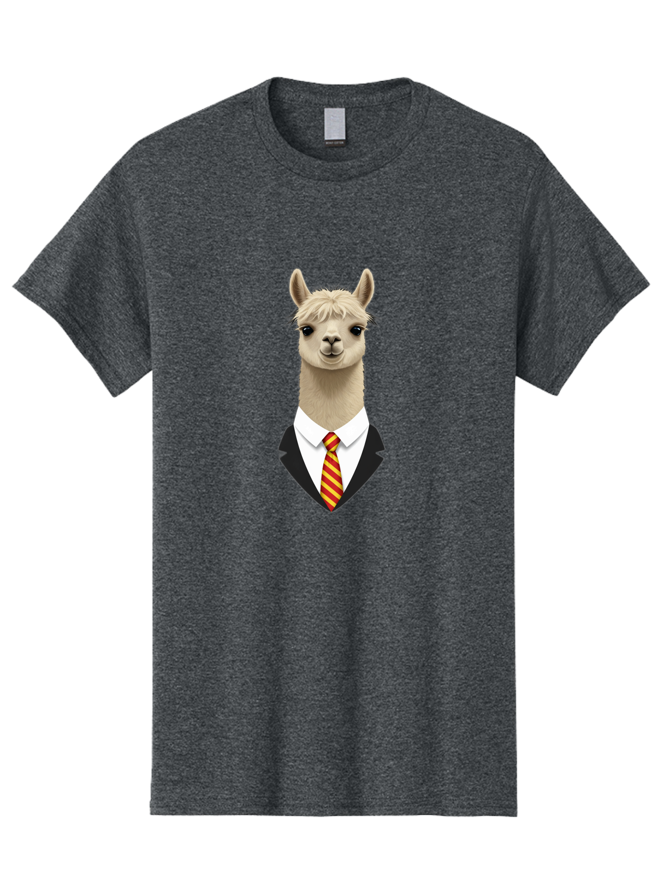 Llama-In-Suit-And-Tie Men'S Graphic Tee, 100% Cotton, Comfortable Casual Summer Wear, Machine Washable, Vintage Camera, Old Camera, Antique Camera, Black Camera, Classic Photography, Photography Equipment, Nostalgic Device, Film Camera, Bao613