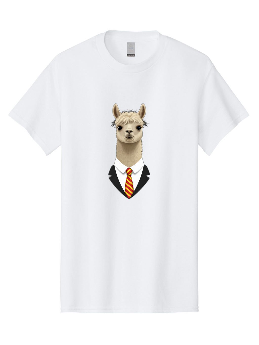 Llama-In-Suit-And-Tie Men'S Graphic Tee, 100% Cotton, Comfortable Casual Summer Wear, Machine Washable, Vintage Camera, Old Camera, Antique Camera, Black Camera, Classic Photography, Photography Equipment, Nostalgic Device, Film Camera, Bao613