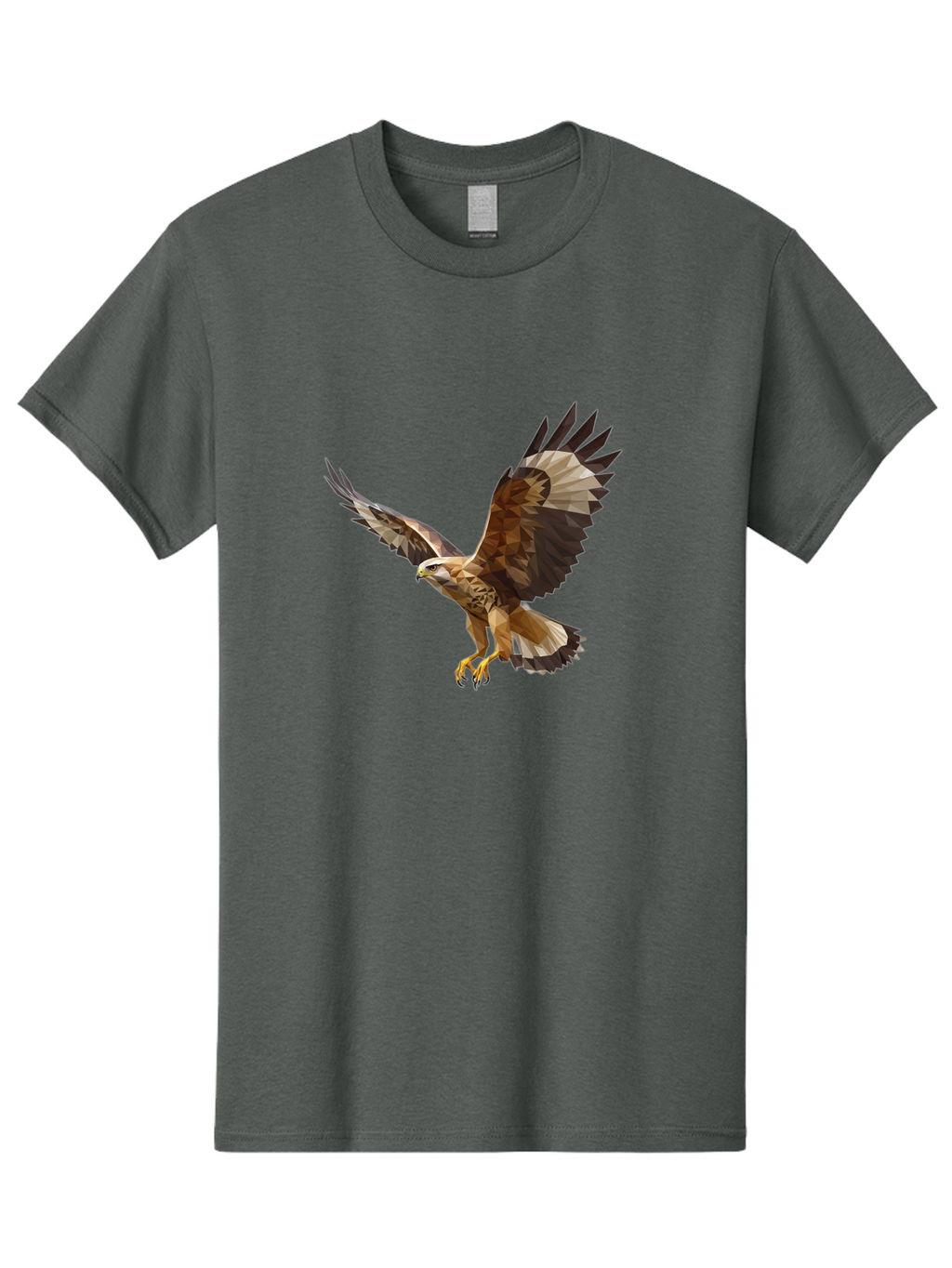 Low-Poly-Eagle-Flying Men'S Graphic Tee, 100% Cotton, Comfortable Casual Summer Wear, Machine Washable, Vintage Camera, Old Camera, Antique Camera, Black Camera, Classic Photography, Photography Equipment, Nostalgic Device, Film Camera, Bao618