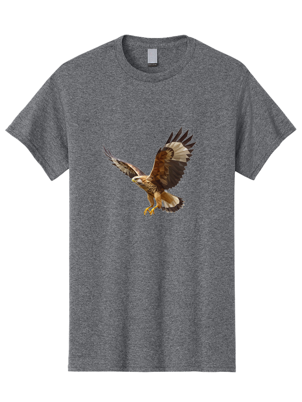 Low-Poly-Eagle-Flying Men'S Graphic Tee, 100% Cotton, Comfortable Casual Summer Wear, Machine Washable, Vintage Camera, Old Camera, Antique Camera, Black Camera, Classic Photography, Photography Equipment, Nostalgic Device, Film Camera, Bao618