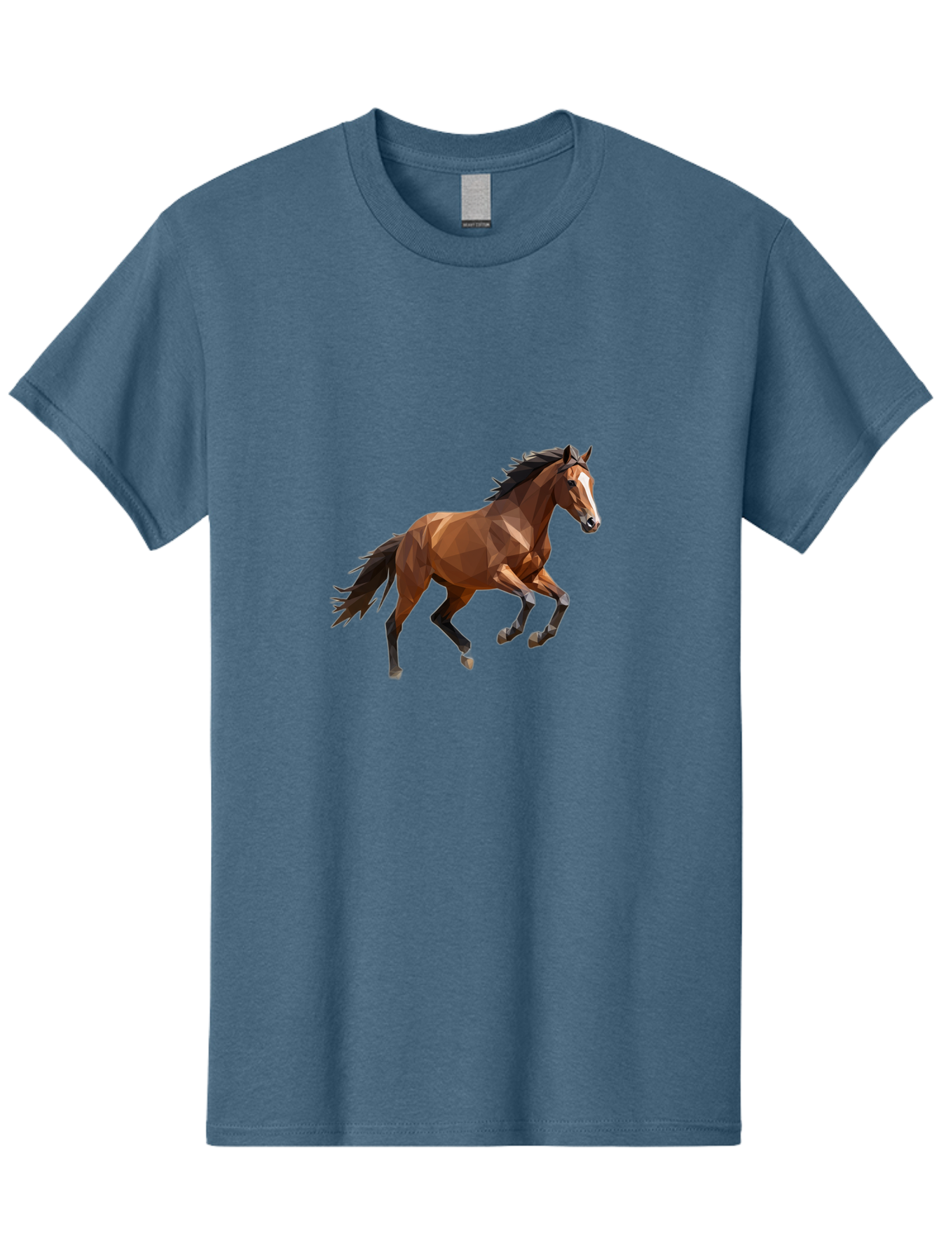 Low-Poly-Horse Men'S Graphic Tee, 100% Cotton, Comfortable Casual Summer Wear, Machine Washable, Vintage Camera, Old Camera, Antique Camera, Black Camera, Classic Photography, Photography Equipment, Nostalgic Device, Film Camera, Camera Art Bao619