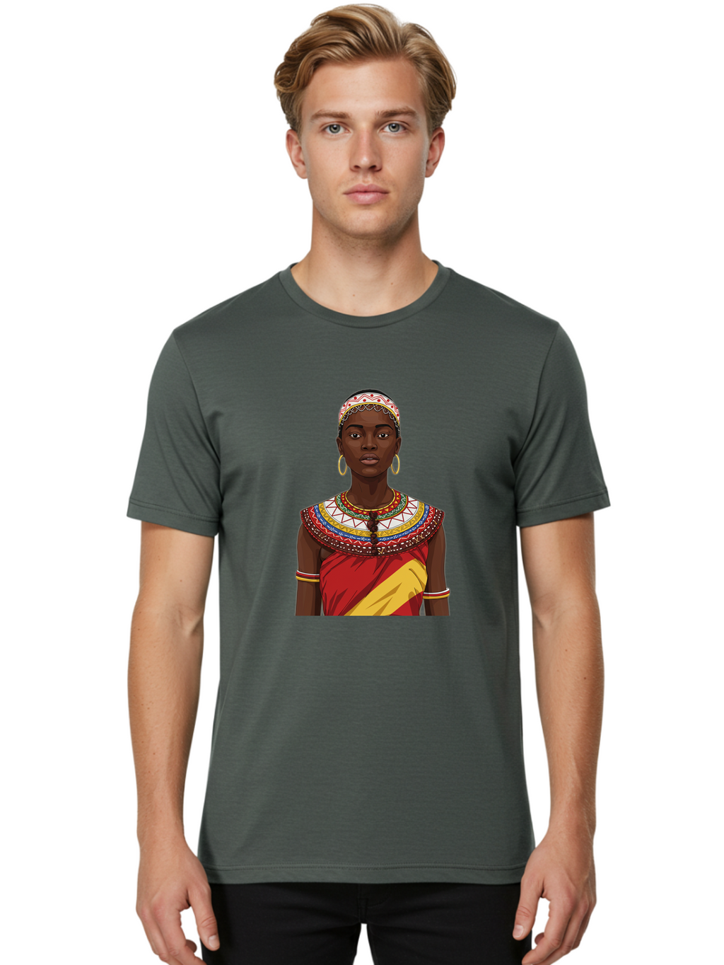 Maasai-Woman Men'S Graphic Tee, 100% Cotton, Comfortable Casual Summer Wear, Machine Washable, Vintage Camera, Old Camera, Antique Camera, Black Camera, Classic Photography, Photography Equipment, Nostalgic Device, Film Camera, Camera Art Bao620