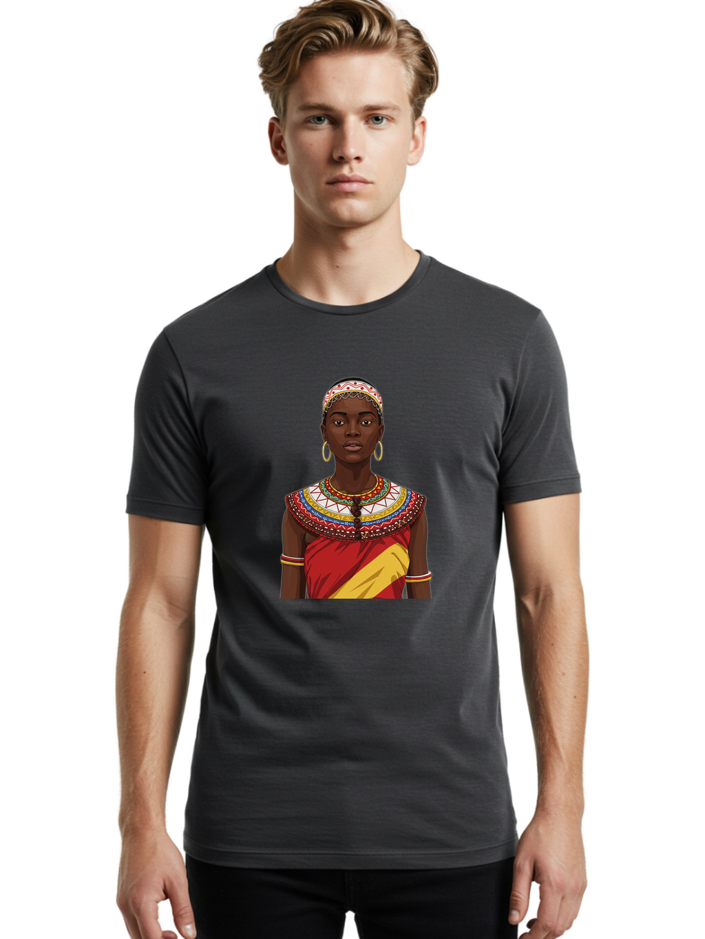 Maasai-Woman Men'S Graphic Tee, 100% Cotton, Comfortable Casual Summer Wear, Machine Washable, Vintage Camera, Old Camera, Antique Camera, Black Camera, Classic Photography, Photography Equipment, Nostalgic Device, Film Camera, Camera Art Bao620