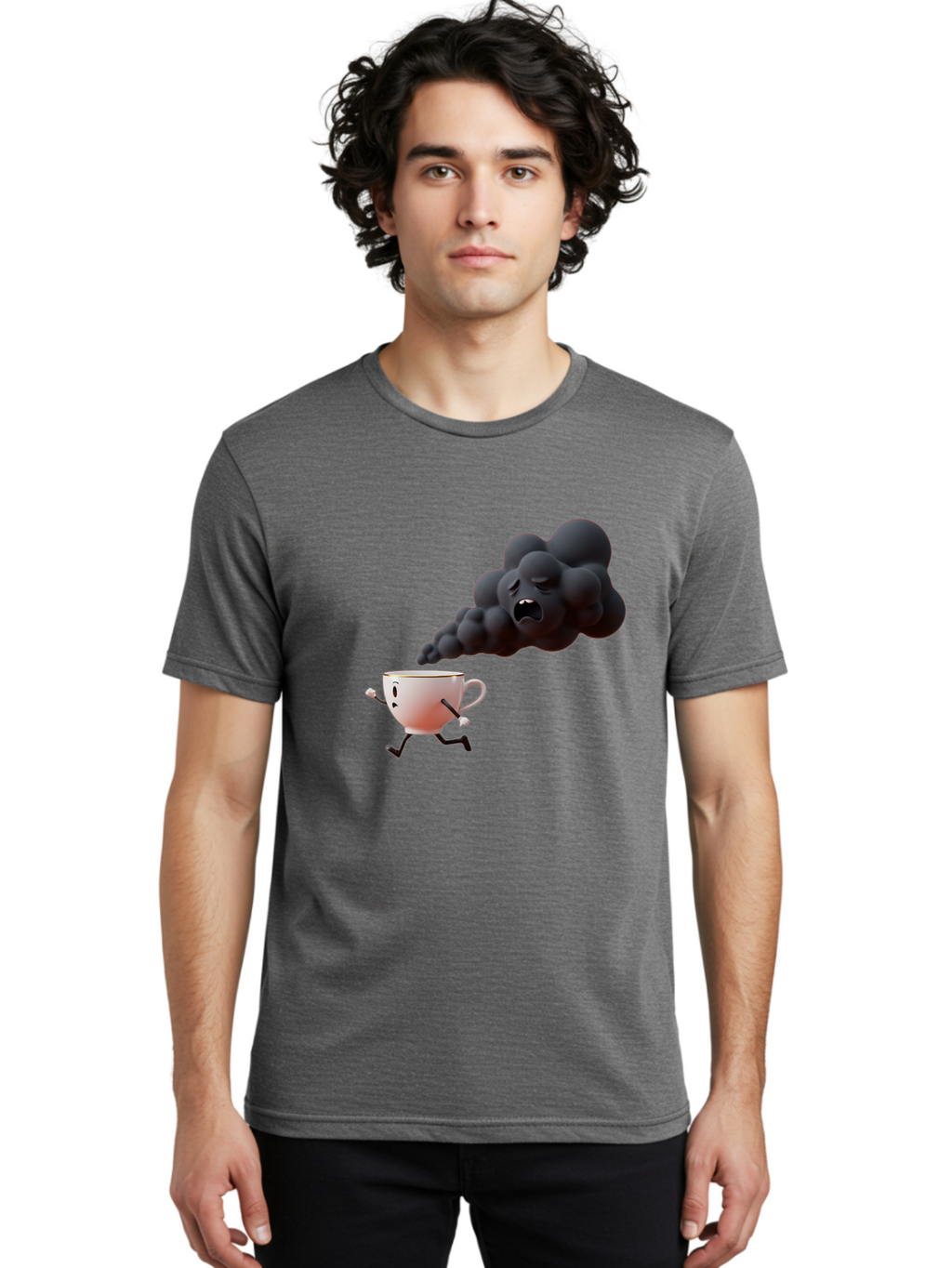 Mad-Cloud-Coffee Men'S Graphic Tee, 100% Cotton, Comfortable Casual Summer Wear, Machine Washable, Vintage Camera, Old Camera, Antique Camera, Black Camera, Classic Photography, Photography Equipment, Nostalgic Device, Film Camera, Camera Art Bao621