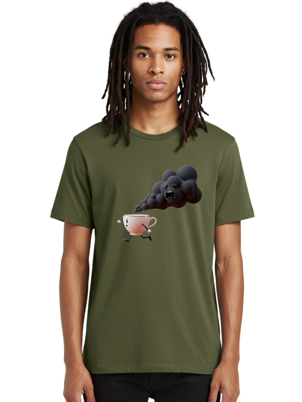 Mad-Cloud-Coffee Men'S Graphic Tee, 100% Cotton, Comfortable Casual Summer Wear, Machine Washable, Vintage Camera, Old Camera, Antique Camera, Black Camera, Classic Photography, Photography Equipment, Nostalgic Device, Film Camera, Camera Art Bao621