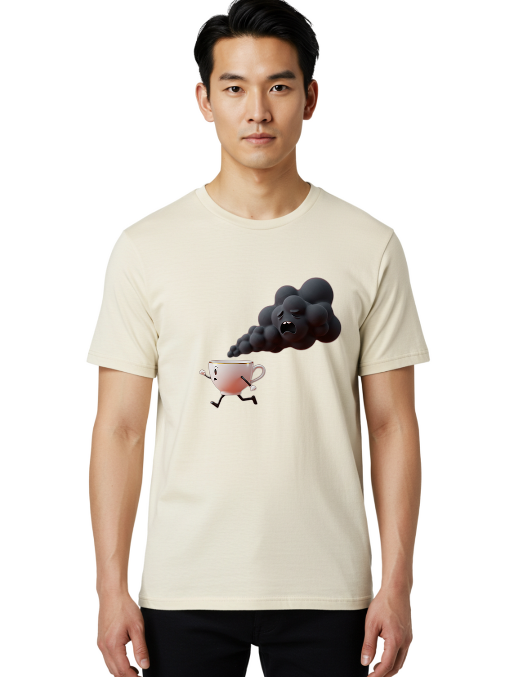 Mad-Cloud-Coffee Men'S Graphic Tee, 100% Cotton, Comfortable Casual Summer Wear, Machine Washable, Vintage Camera, Old Camera, Antique Camera, Black Camera, Classic Photography, Photography Equipment, Nostalgic Device, Film Camera, Camera Art Bao621