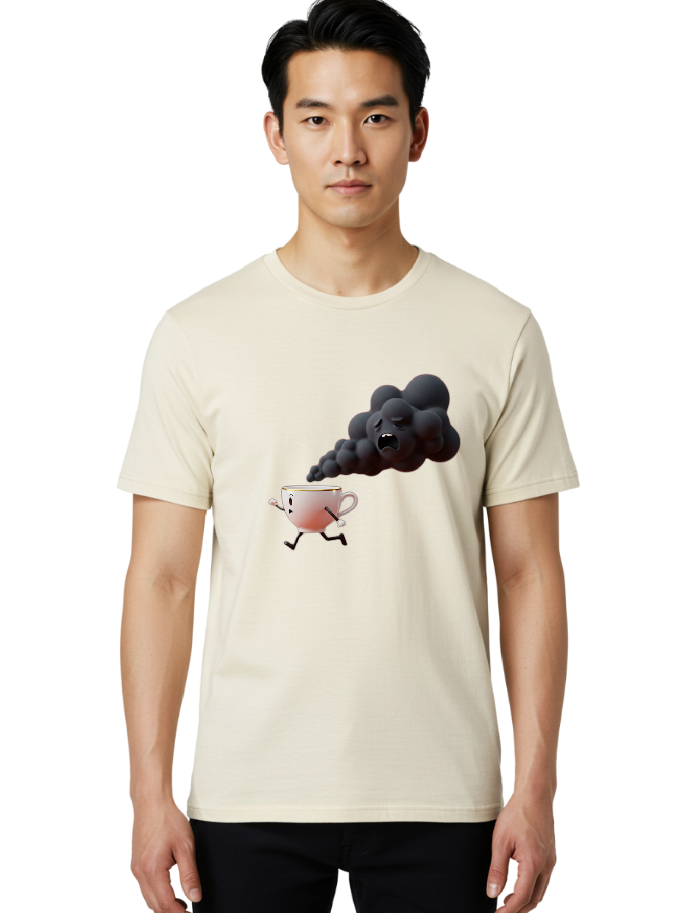 Mad-Cloud-Coffee Men'S Graphic Tee, 100% Cotton, Comfortable Casual Summer Wear, Machine Washable, Vintage Camera, Old Camera, Antique Camera, Black Camera, Classic Photography, Photography Equipment, Nostalgic Device, Film Camera, Camera Art Bao621