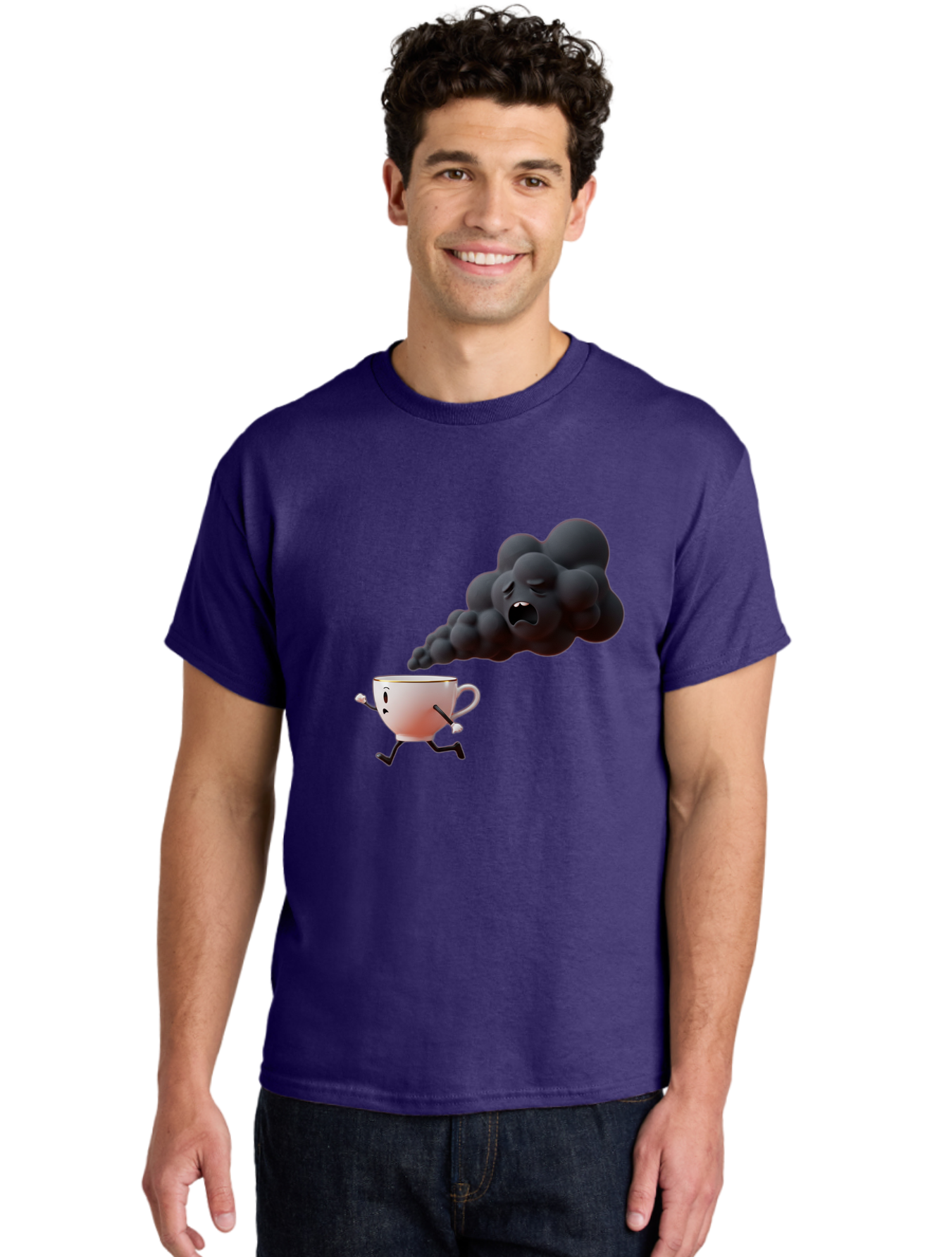 Mad-Cloud-Coffee Men'S Graphic Tee, 100% Cotton, Comfortable Casual Summer Wear, Machine Washable, Vintage Camera, Old Camera, Antique Camera, Black Camera, Classic Photography, Photography Equipment, Nostalgic Device, Film Camera, Camera Art Bao621