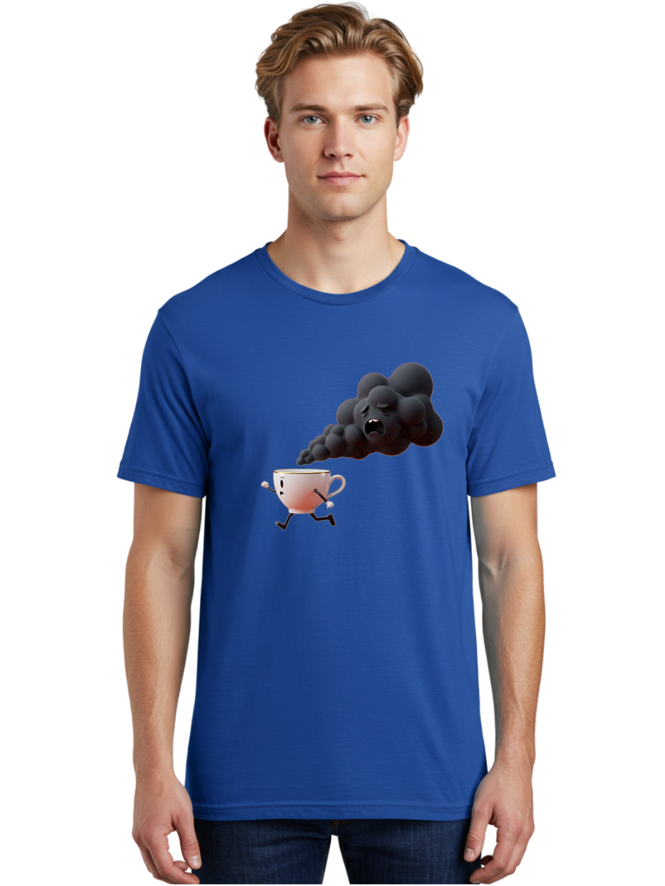 Mad-Cloud-Coffee Men'S Graphic Tee, 100% Cotton, Comfortable Casual Summer Wear, Machine Washable, Vintage Camera, Old Camera, Antique Camera, Black Camera, Classic Photography, Photography Equipment, Nostalgic Device, Film Camera, Camera Art Bao621