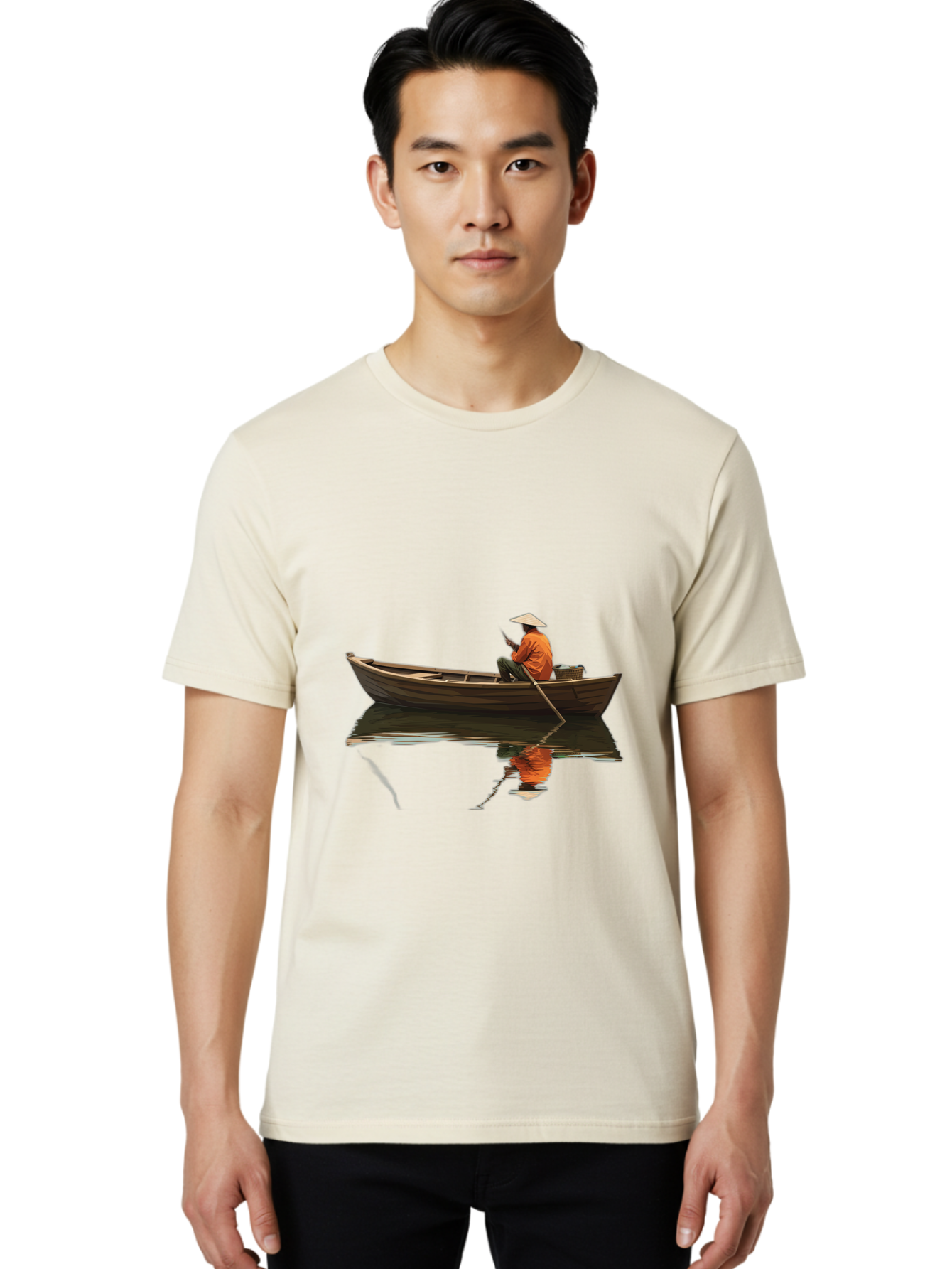 Man-In-Boat Men'S Graphic Tee, 100% Cotton, Comfortable Casual Summer Wear, Machine Washable, Vintage Camera, Old Camera, Antique Camera, Black Camera, Classic Photography, Photography Equipment, Nostalgic Device, Film Camera, Camera Art Bao626