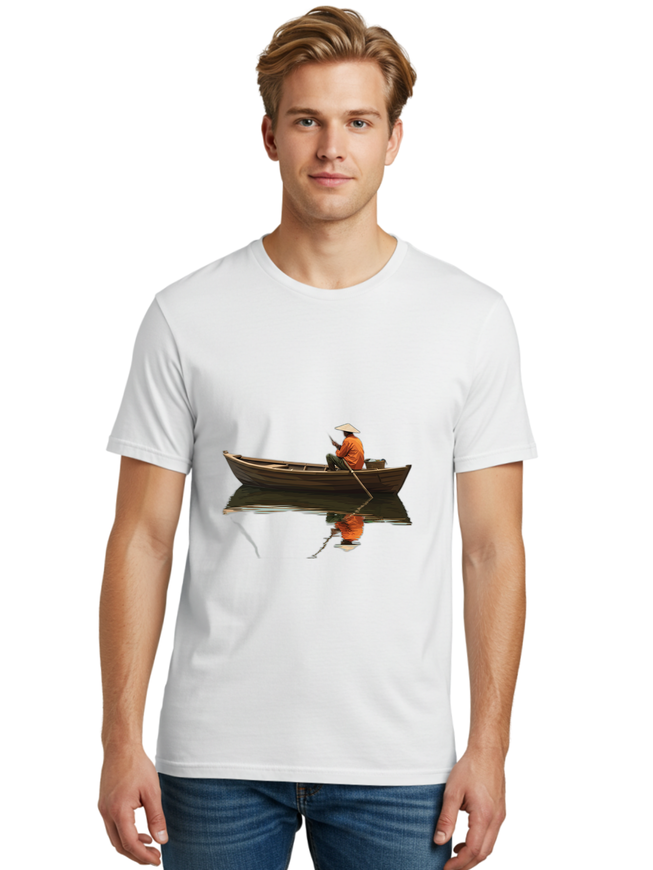Man-In-Boat Men'S Graphic Tee, 100% Cotton, Comfortable Casual Summer Wear, Machine Washable, Vintage Camera, Old Camera, Antique Camera, Black Camera, Classic Photography, Photography Equipment, Nostalgic Device, Film Camera, Camera Art Bao626