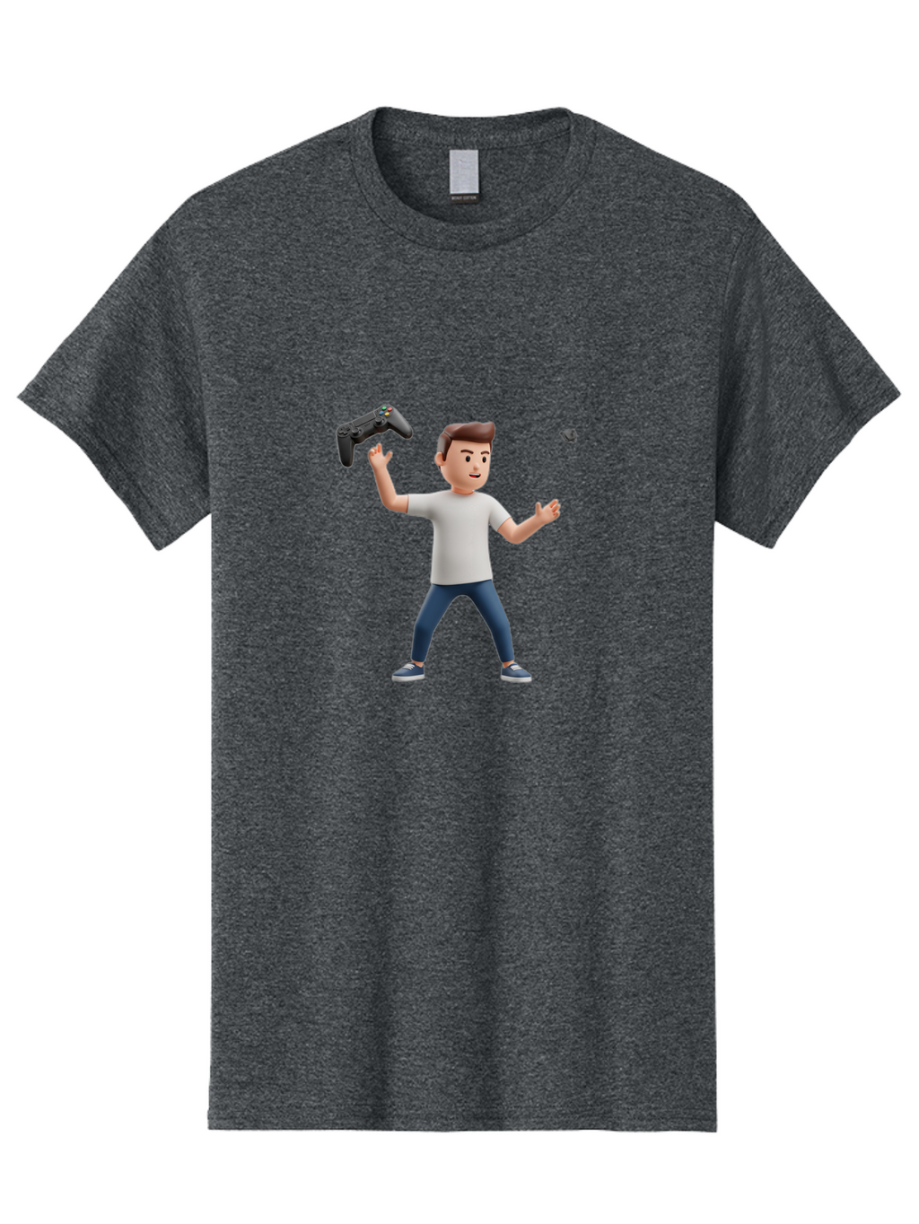 Man-Tossing-Gamepad Men'S Graphic Tee, 100% Cotton, Comfortable Casual Summer Wear, Machine Washable, Vintage Camera, Old Camera, Antique Camera, Black Camera, Classic Photography, Photography Equipment, Nostalgic Device, Film Camera, Bao629