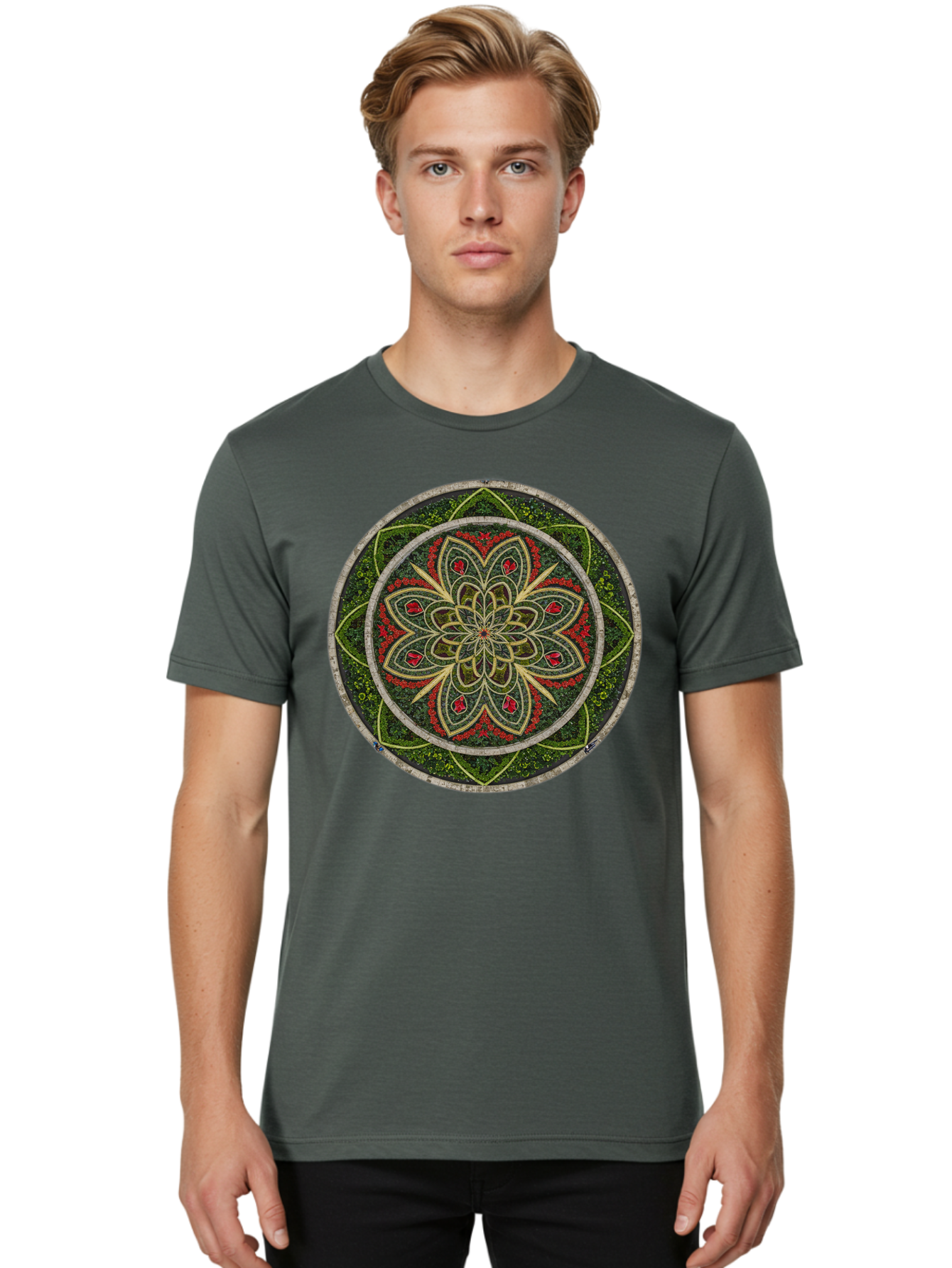 Mandala Men'S Graphic Tee, 100% Cotton, Comfortable Casual Summer Wear, Machine Washable, Vintage Camera, Old Camera, Antique Camera, Black Camera, Classic Photography, Photography Equipment, Nostalgic Device, Film Camera, Camera Art Bao631