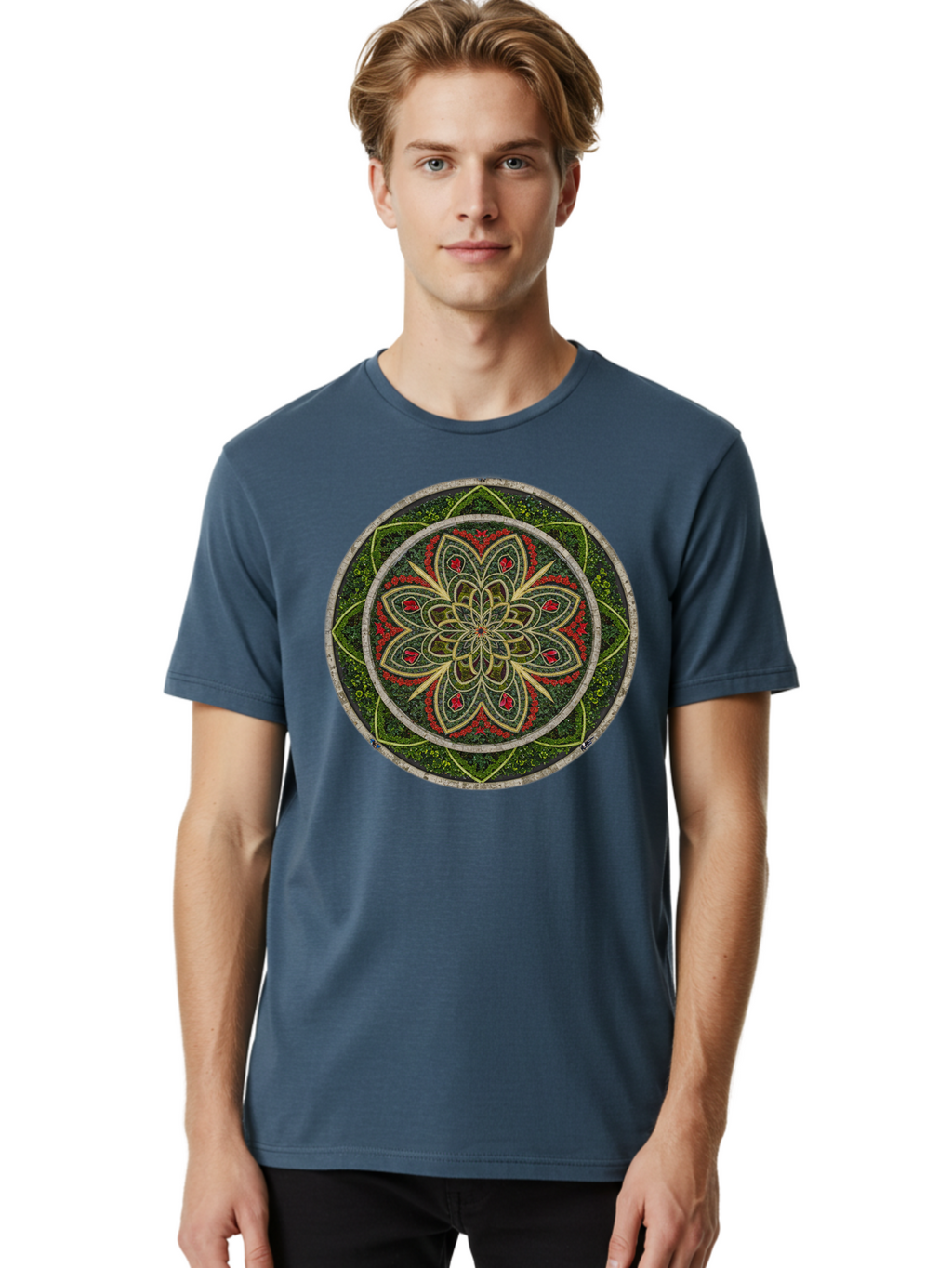 Mandala Men'S Graphic Tee, 100% Cotton, Comfortable Casual Summer Wear, Machine Washable, Vintage Camera, Old Camera, Antique Camera, Black Camera, Classic Photography, Photography Equipment, Nostalgic Device, Film Camera, Camera Art Bao631
