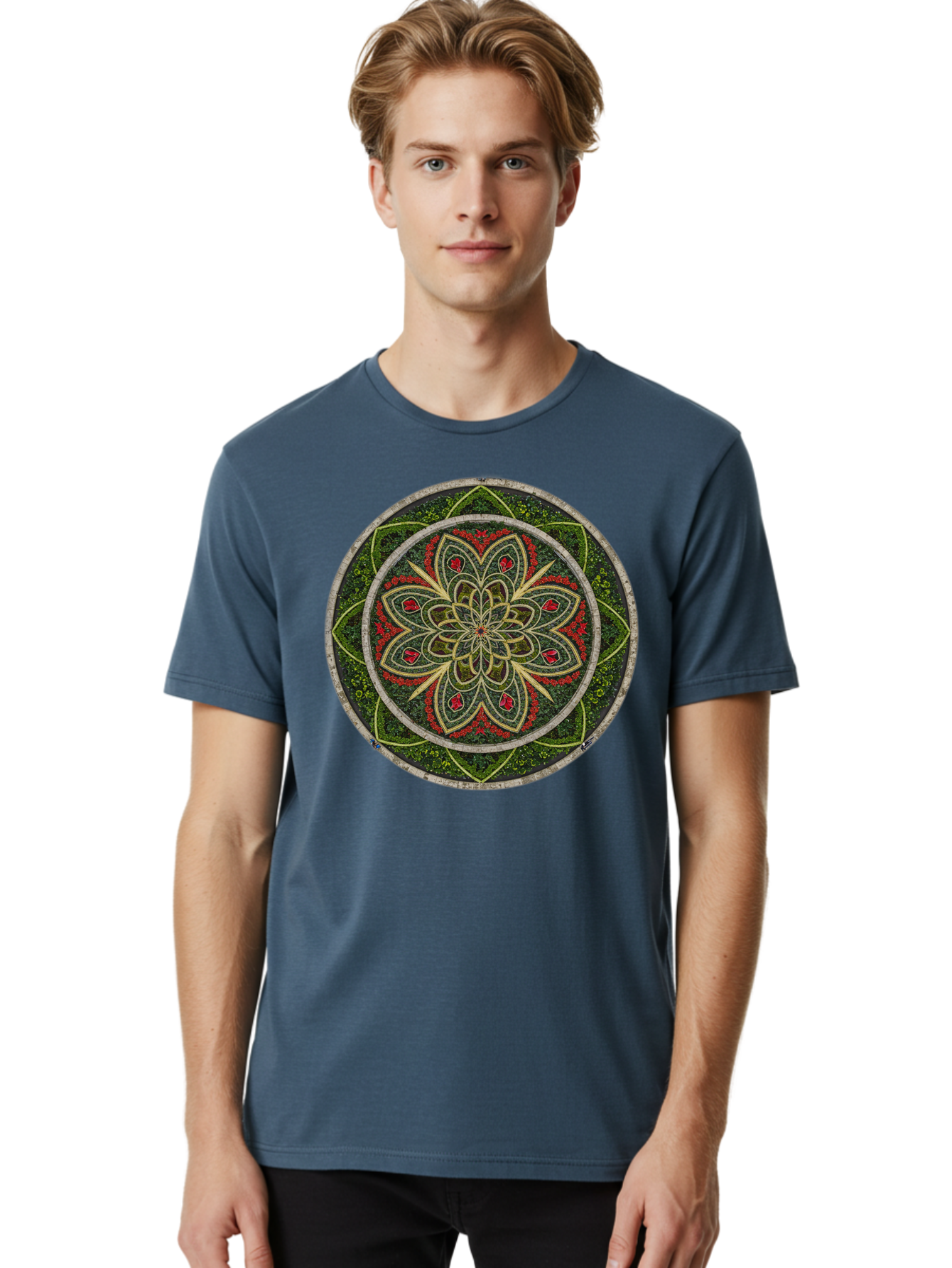 Mandala Men'S Graphic Tee, 100% Cotton, Comfortable Casual Summer Wear, Machine Washable, Vintage Camera, Old Camera, Antique Camera, Black Camera, Classic Photography, Photography Equipment, Nostalgic Device, Film Camera, Camera Art Bao631