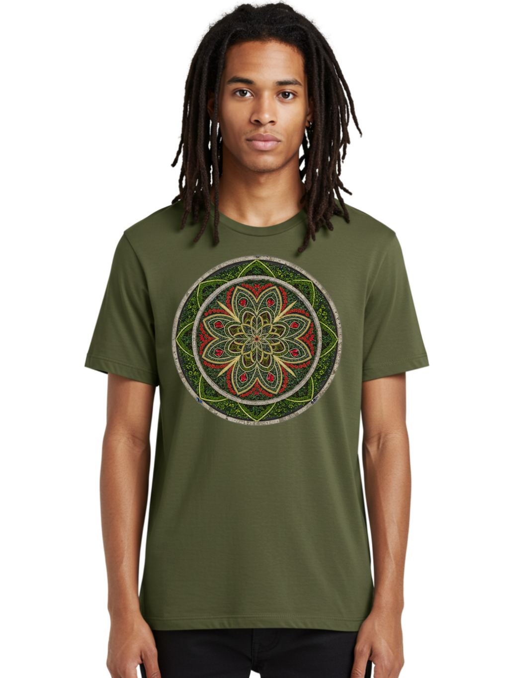 Mandala Men'S Graphic Tee, 100% Cotton, Comfortable Casual Summer Wear, Machine Washable, Vintage Camera, Old Camera, Antique Camera, Black Camera, Classic Photography, Photography Equipment, Nostalgic Device, Film Camera, Camera Art Bao631