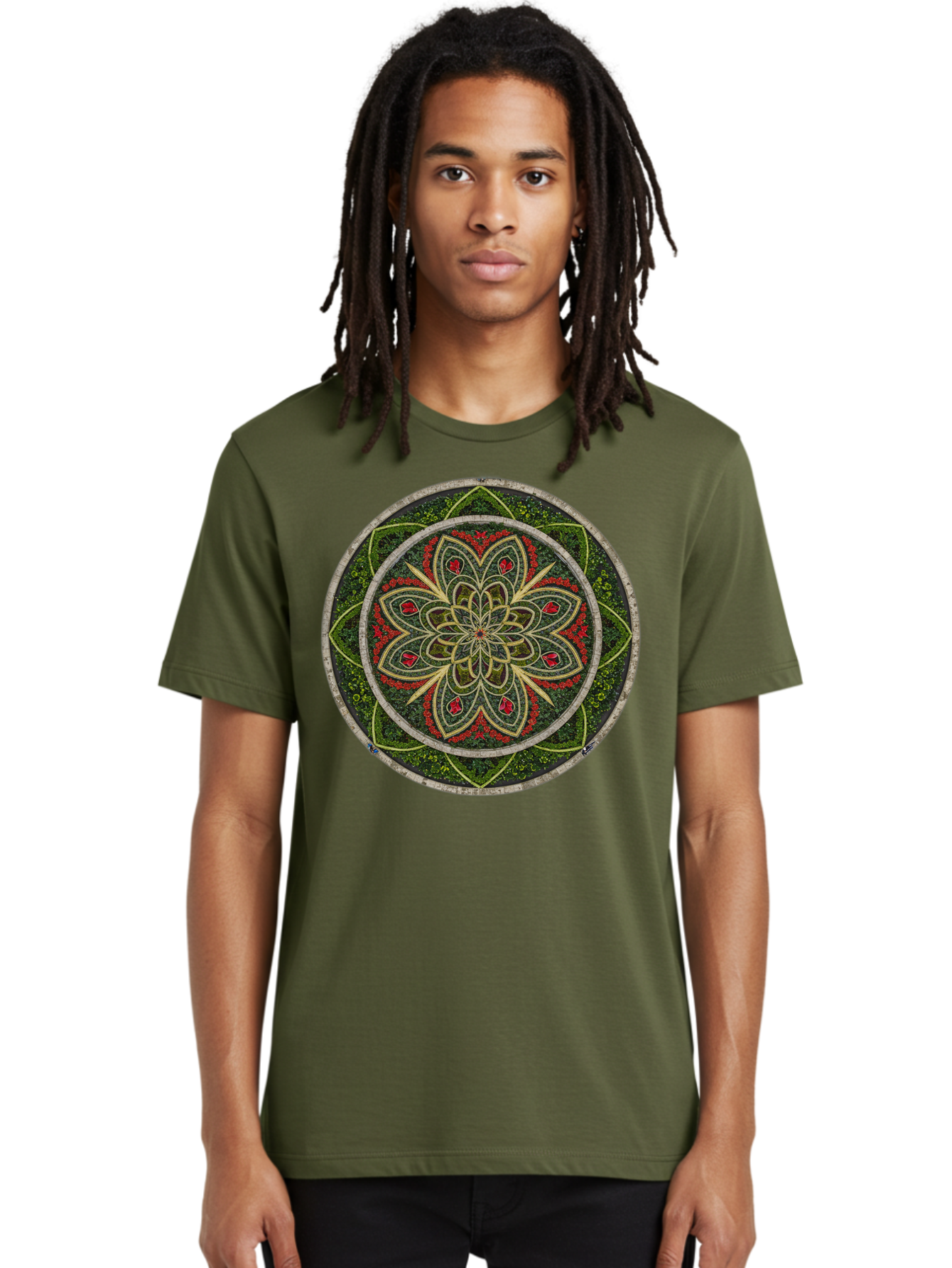 Mandala Men'S Graphic Tee, 100% Cotton, Comfortable Casual Summer Wear, Machine Washable, Vintage Camera, Old Camera, Antique Camera, Black Camera, Classic Photography, Photography Equipment, Nostalgic Device, Film Camera, Camera Art Bao631