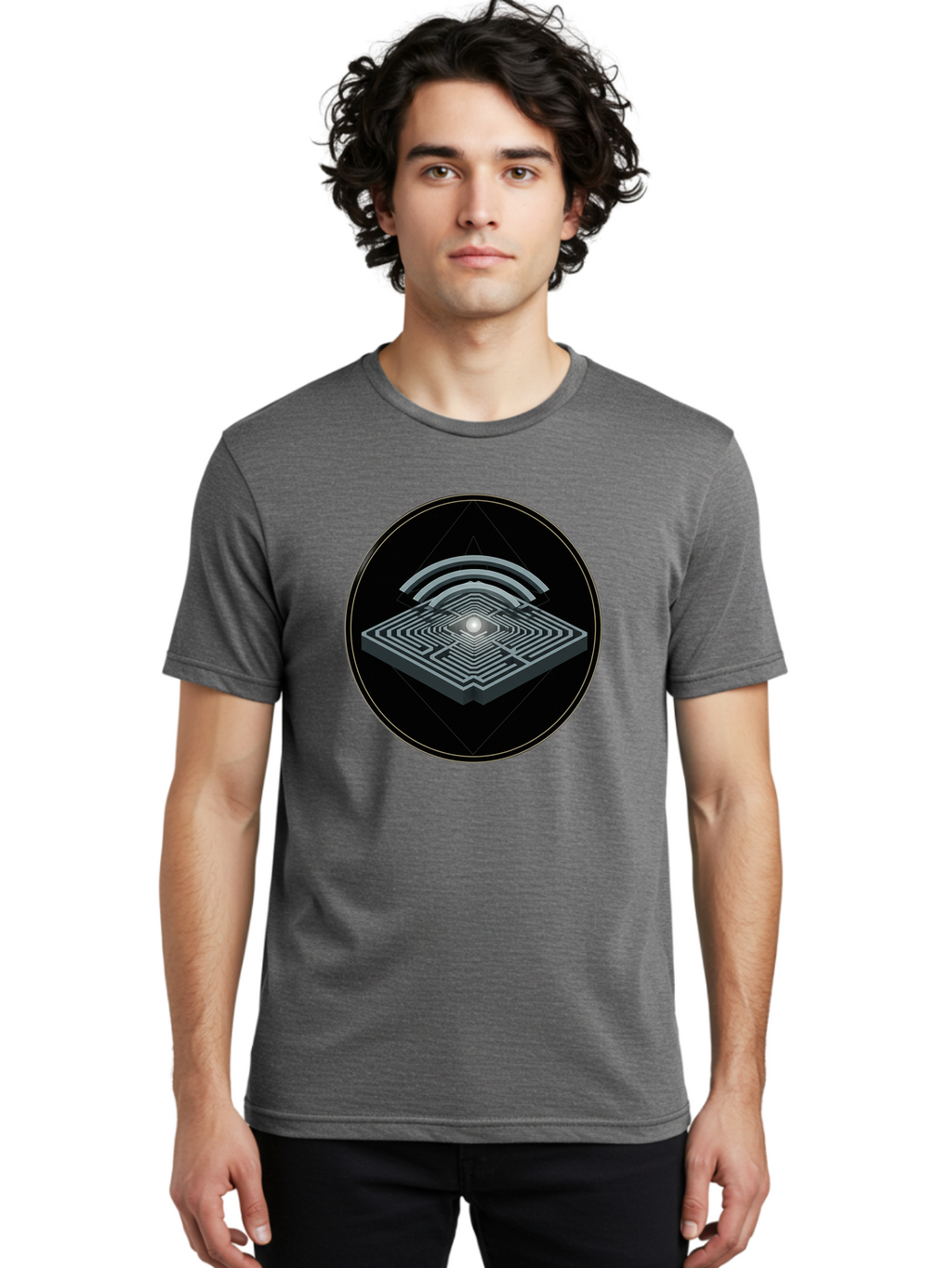 Maze-Icon Men'S Graphic Tee, 100% Cotton, Comfortable Casual Summer Wear, Machine Washable, Vintage Camera, Old Camera, Antique Camera, Black Camera, Classic Photography, Photography Equipment, Nostalgic Device, Film Camera, Camera Art Bao634