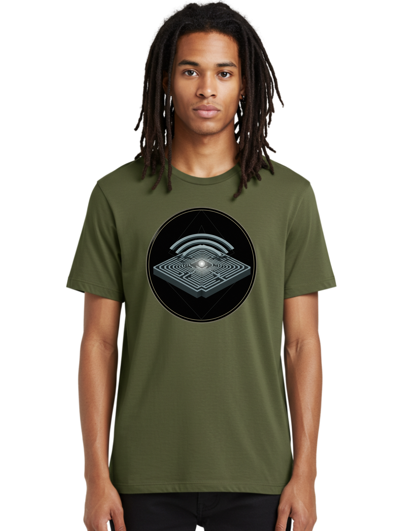 Maze-Icon Men'S Graphic Tee, 100% Cotton, Comfortable Casual Summer Wear, Machine Washable, Vintage Camera, Old Camera, Antique Camera, Black Camera, Classic Photography, Photography Equipment, Nostalgic Device, Film Camera, Camera Art Bao634