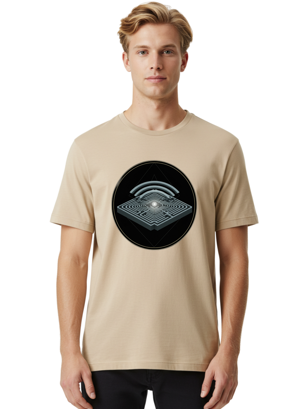 Maze-Icon Men'S Graphic Tee, 100% Cotton, Comfortable Casual Summer Wear, Machine Washable, Vintage Camera, Old Camera, Antique Camera, Black Camera, Classic Photography, Photography Equipment, Nostalgic Device, Film Camera, Camera Art Bao634