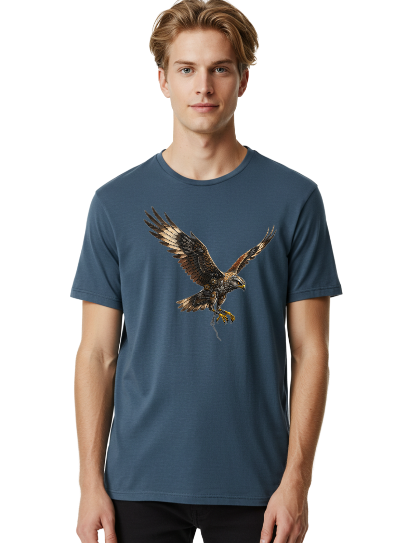 Mechanical-Falcon Men'S Graphic Tee, 100% Cotton, Comfortable Casual Summer Wear, Machine Washable, Vintage Camera, Old Camera, Antique Camera, Black Camera, Classic Photography, Photography Equipment, Nostalgic Device, Film Camera, Camera Art Bao635