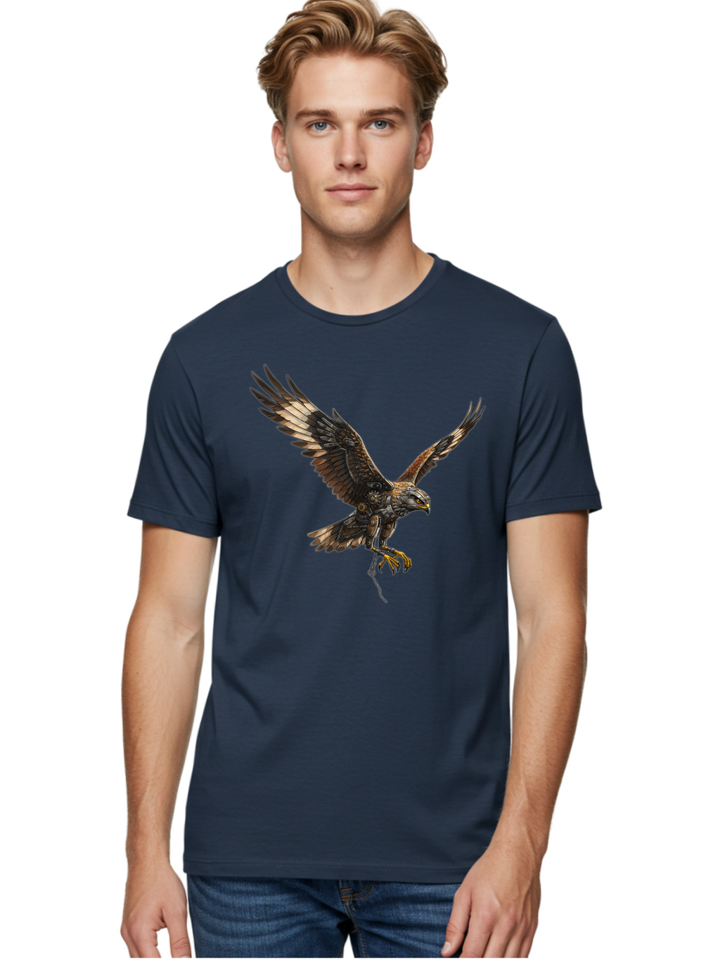 Mechanical-Falcon Men'S Graphic Tee, 100% Cotton, Comfortable Casual Summer Wear, Machine Washable, Vintage Camera, Old Camera, Antique Camera, Black Camera, Classic Photography, Photography Equipment, Nostalgic Device, Film Camera, Camera Art Bao635