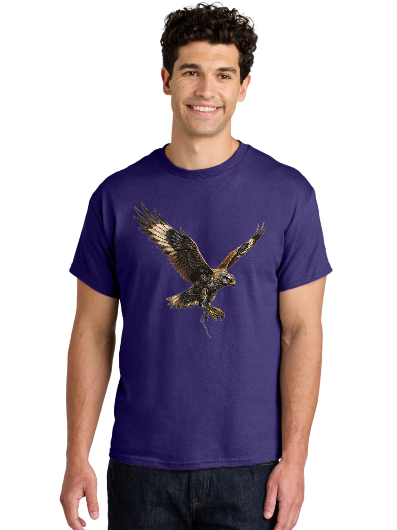 Mechanical-Falcon Men'S Graphic Tee, 100% Cotton, Comfortable Casual Summer Wear, Machine Washable, Vintage Camera, Old Camera, Antique Camera, Black Camera, Classic Photography, Photography Equipment, Nostalgic Device, Film Camera, Camera Art Bao635