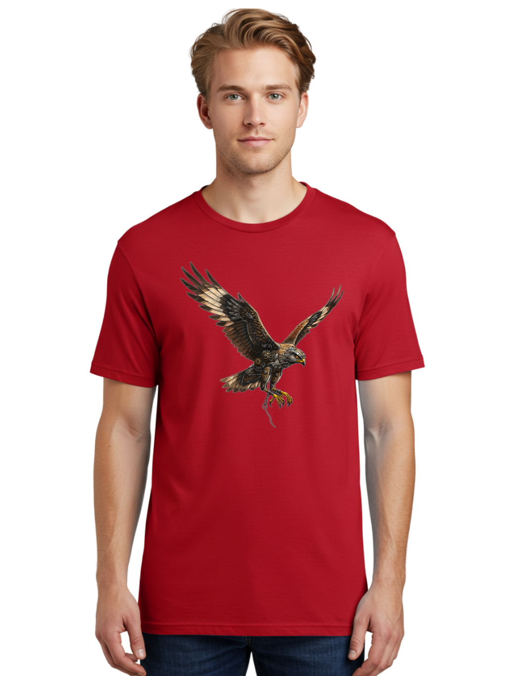 Mechanical-Falcon Men'S Graphic Tee, 100% Cotton, Comfortable Casual Summer Wear, Machine Washable, Vintage Camera, Old Camera, Antique Camera, Black Camera, Classic Photography, Photography Equipment, Nostalgic Device, Film Camera, Camera Art Bao635