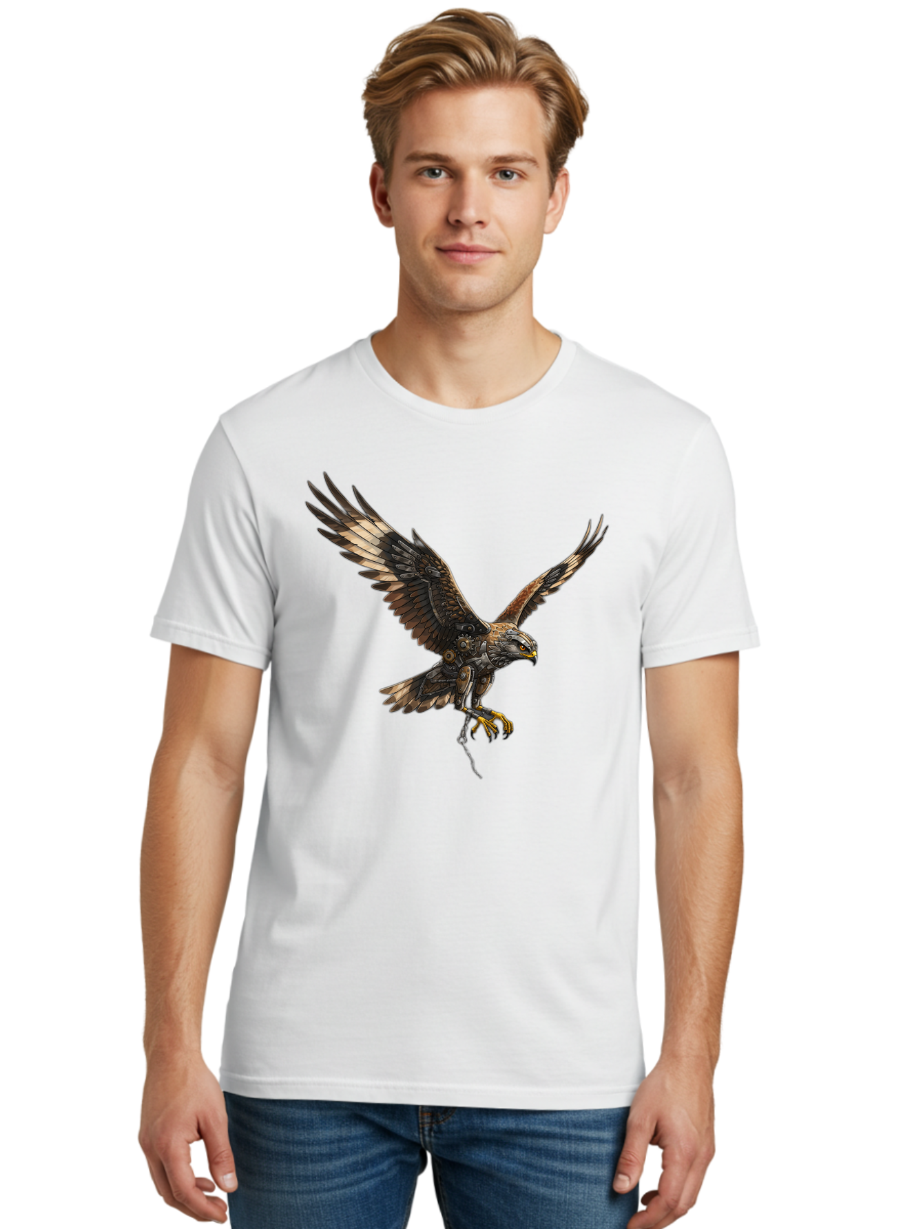 Mechanical-Falcon Men'S Graphic Tee, 100% Cotton, Comfortable Casual Summer Wear, Machine Washable, Vintage Camera, Old Camera, Antique Camera, Black Camera, Classic Photography, Photography Equipment, Nostalgic Device, Film Camera, Camera Art Bao635