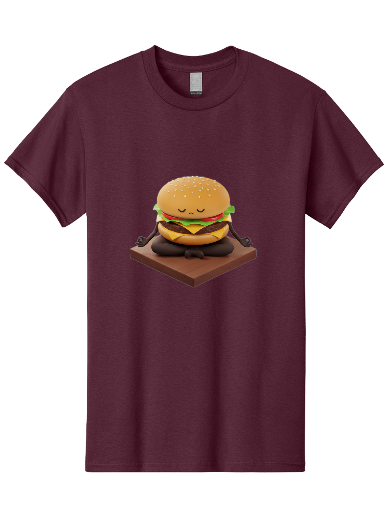 Meditating-Burger Men'S Graphic Tee, 100% Cotton, Comfortable Casual Summer Wear, Machine Washable, Vintage Camera, Old Camera, Antique Camera, Black Camera, Classic Photography, Photography Equipment, Nostalgic Device, Film Camera, Camera Art Bao638