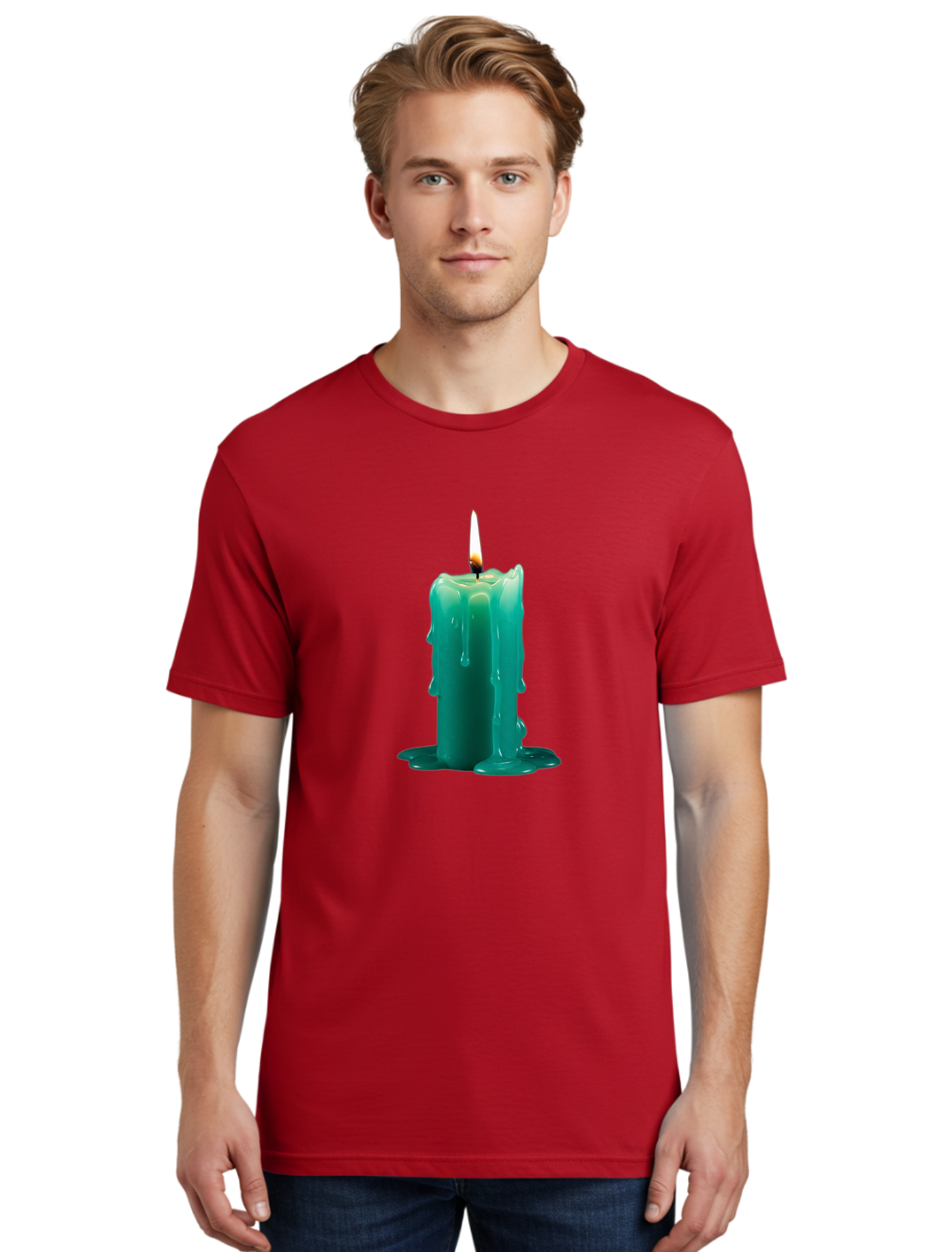 Melting-Candle-2 Men'S Graphic Tee, 100% Cotton, Comfortable Casual Summer Wear, Machine Washable, Vintage Camera, Old Camera, Antique Camera, Black Camera, Classic Photography, Photography Equipment, Nostalgic Device, Film Camera, Camera Art Bao642